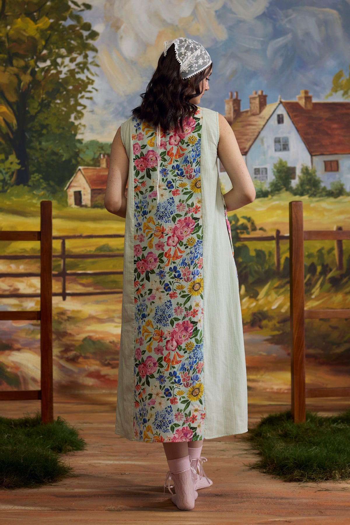 Meadow Pannelled Floral Dress