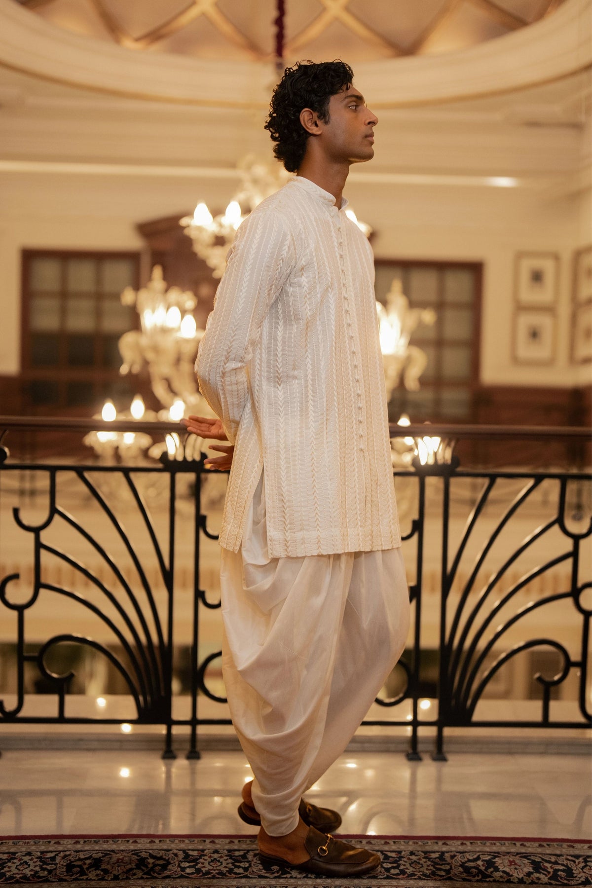 Embroidered Longline Shirt