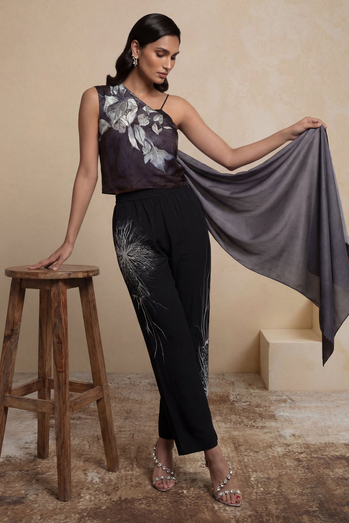 Midnight Foliage Top