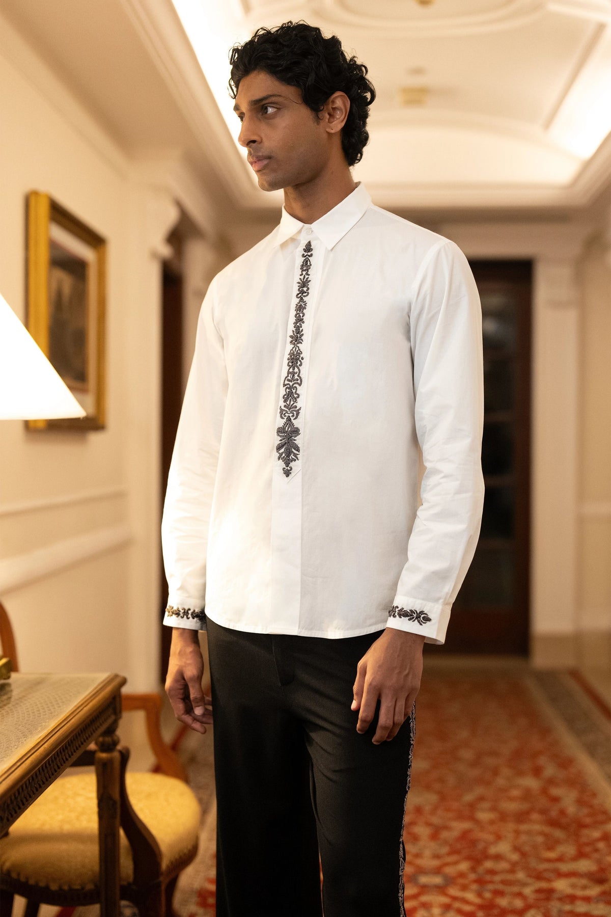 Embroidered Shirt & Pants