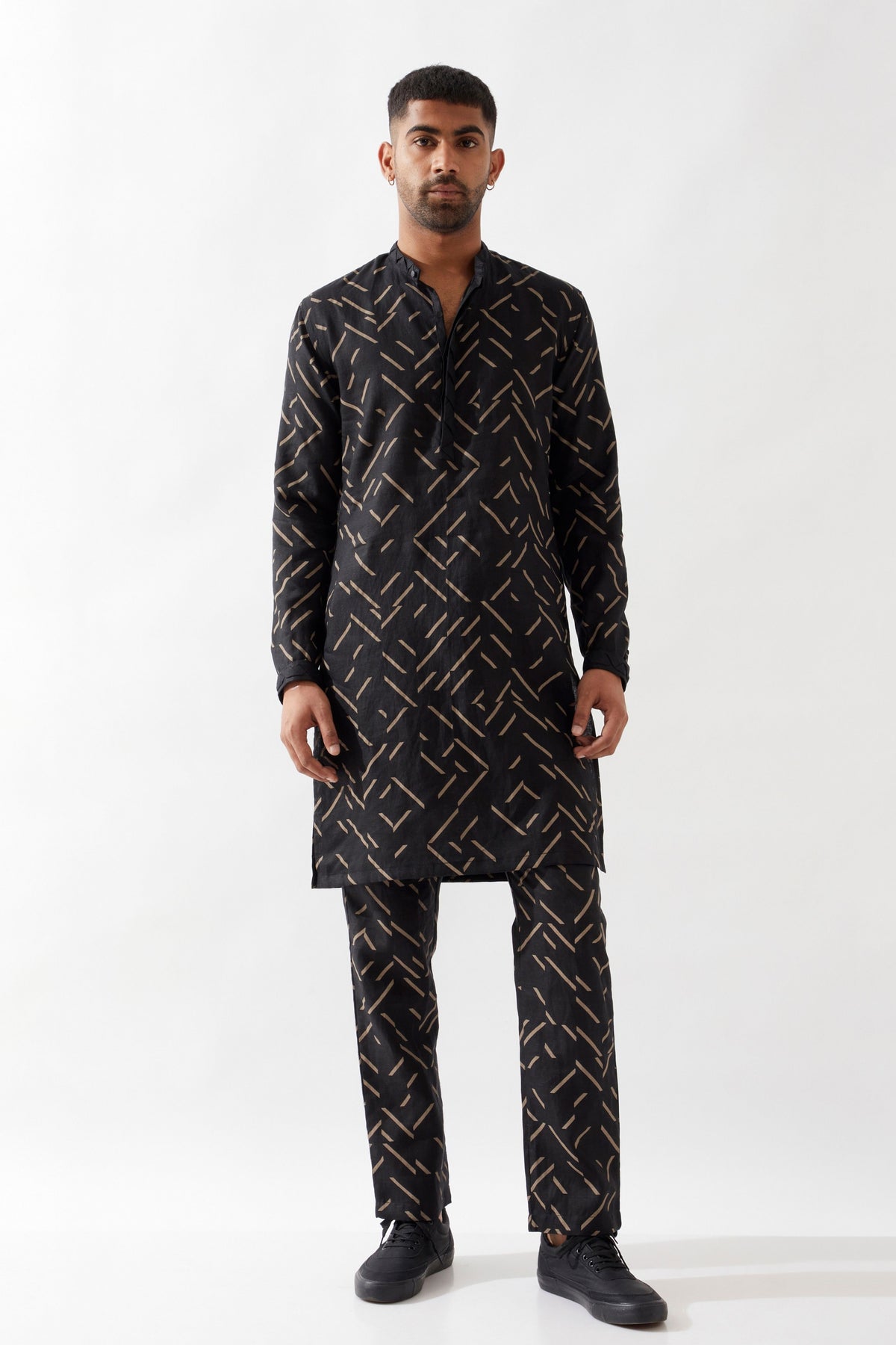 Aiden Pathway Black Kurta Set