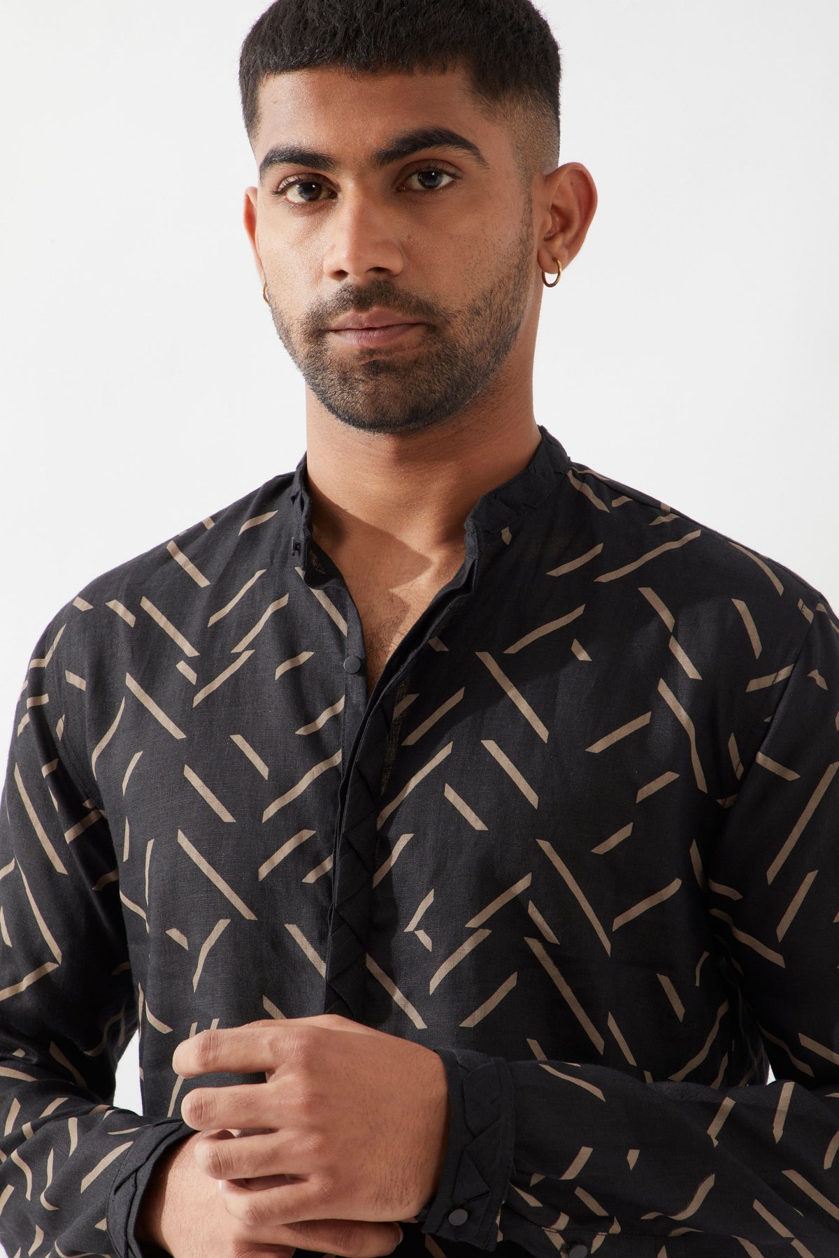 Aiden Pathway Black Kurta Set