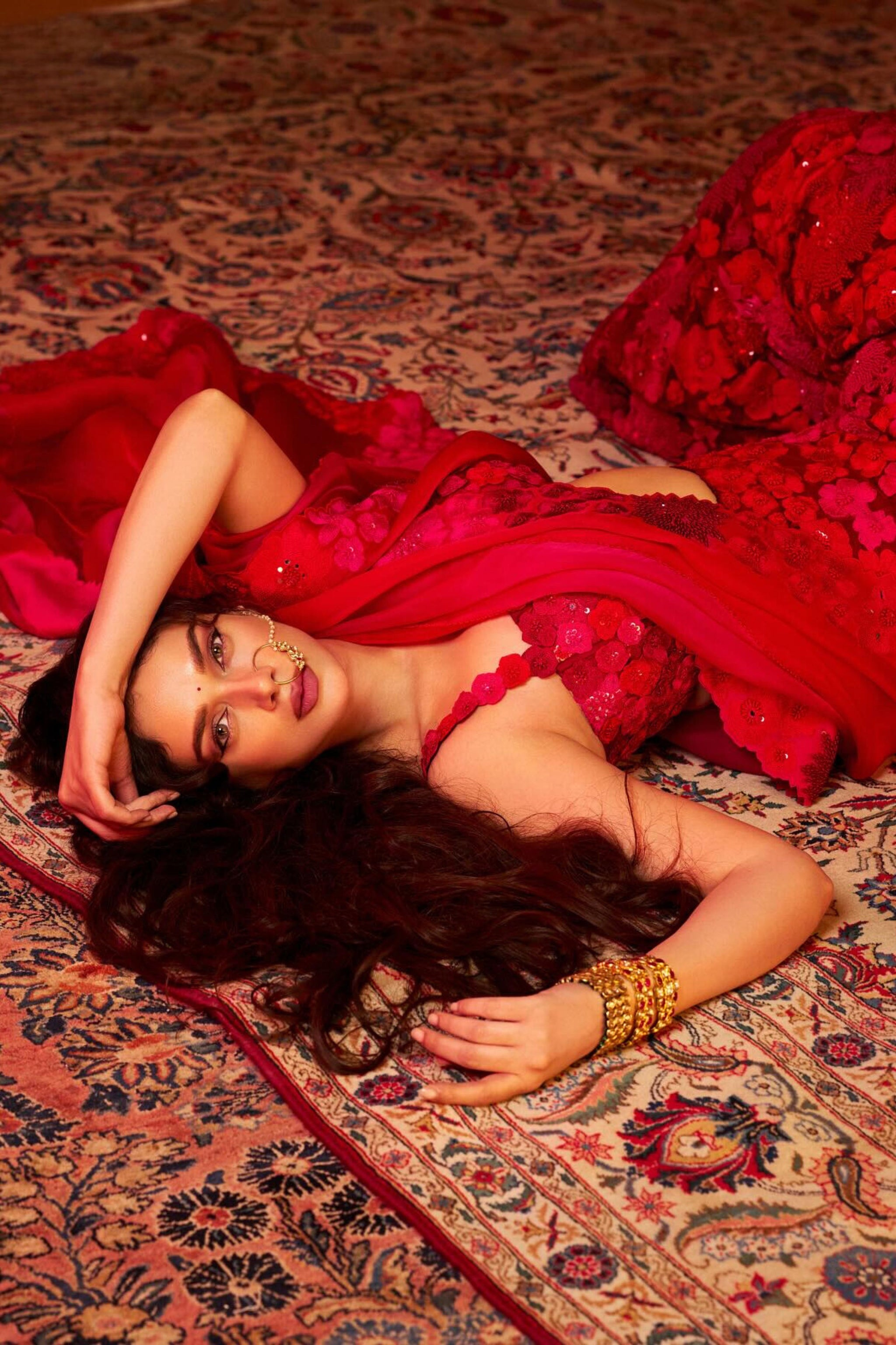 aditi rao hydari red dress Aditi Rao Hydari Wants You To Own, Wear And Celebrate Indian Handloom | Lifestyle News
