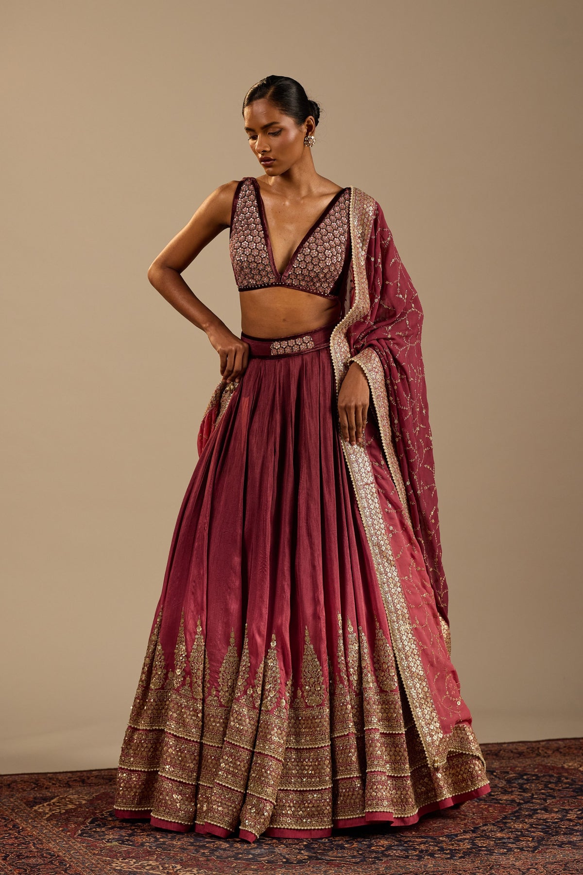 Gaia Lehenga Set