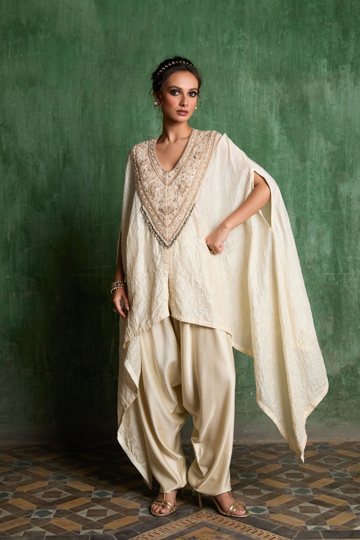 Ivory Kaftaan Set