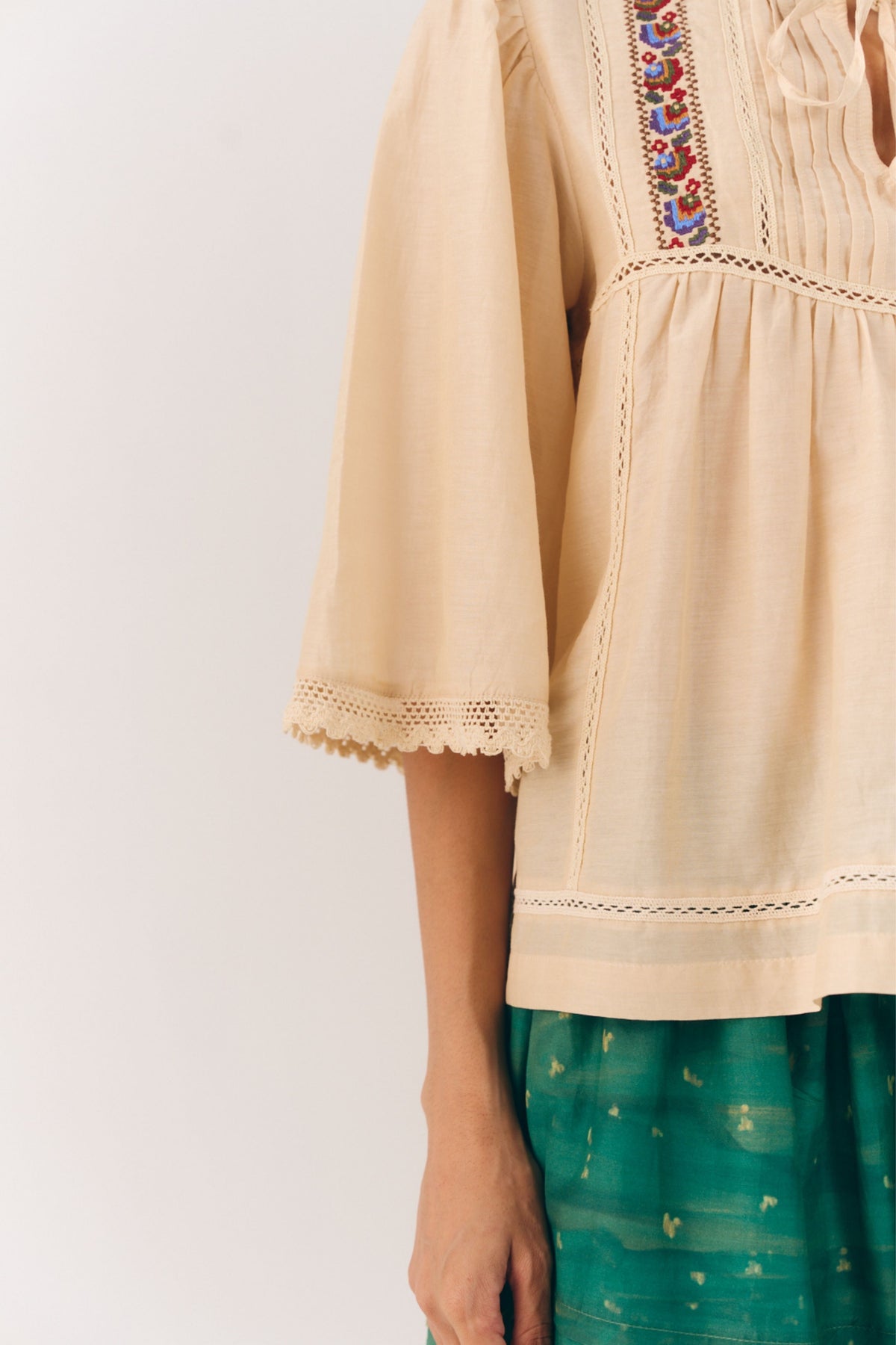 Rose Ivory Top