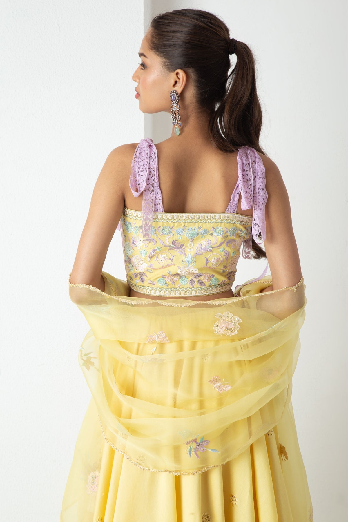 Yellow Yuri Lehenga Set