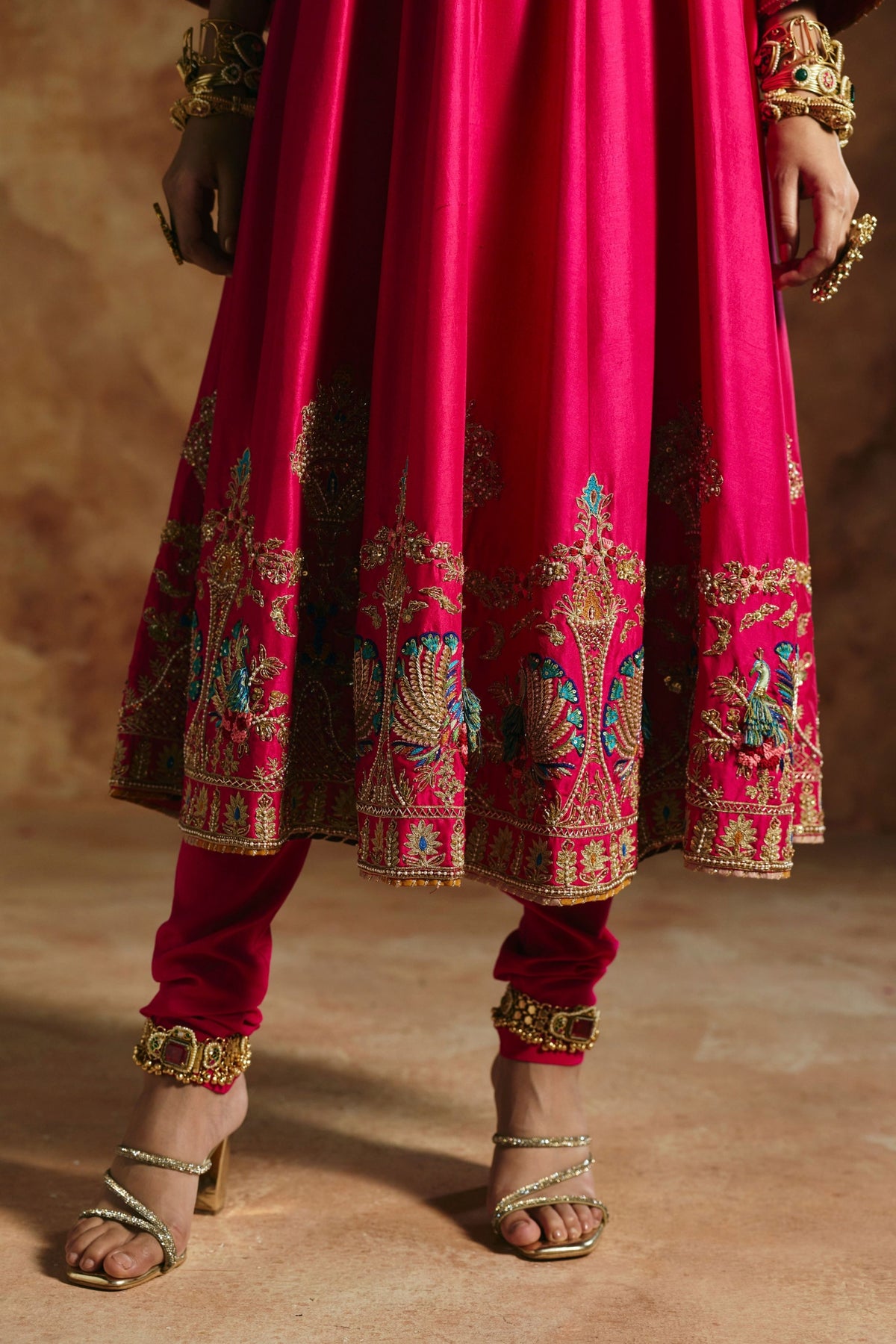 Fuchsia Sindh Kurta Set