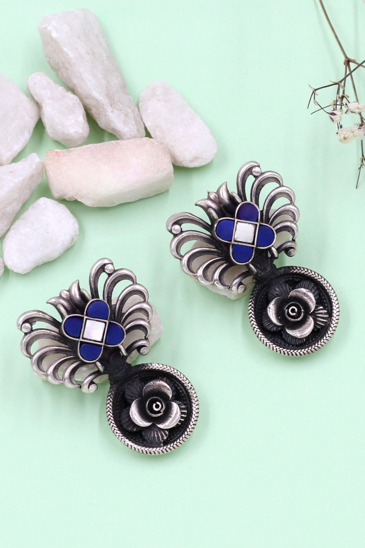 Exquisitehandcrafted Silver Earrings