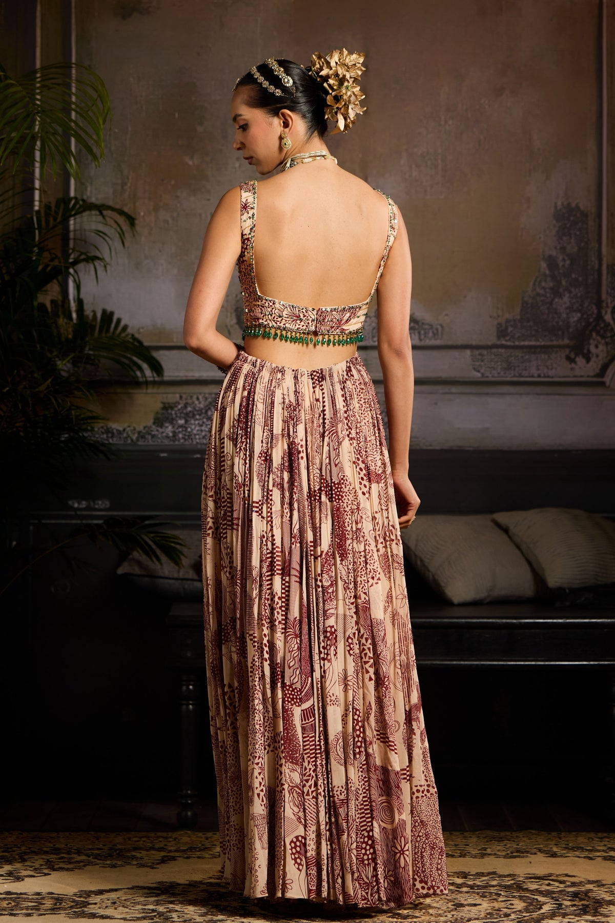Printed Highlighted Dress