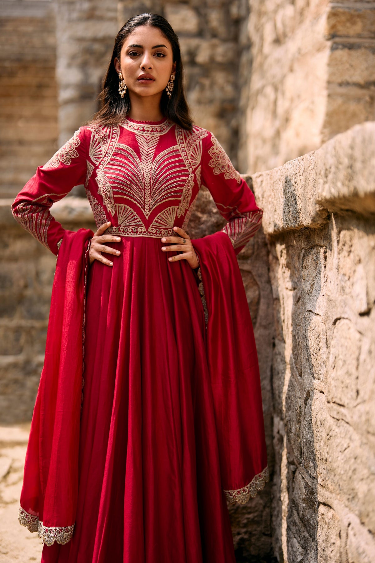 Saanjh Anarkali Set