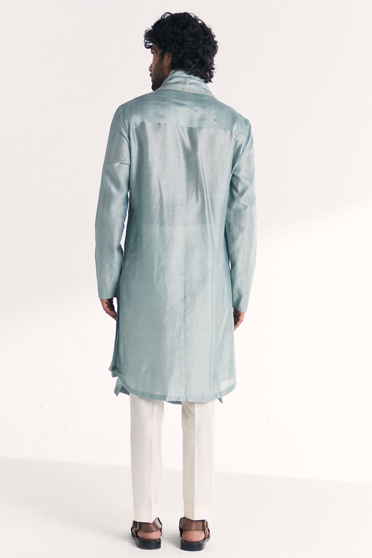 Khyal Blue Kurta Set