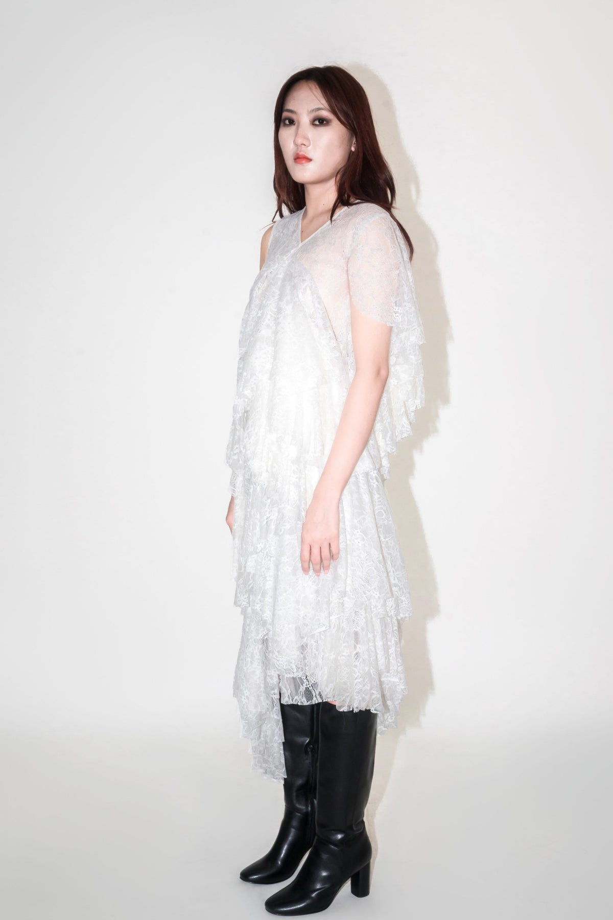 Camila Lace White Skirt