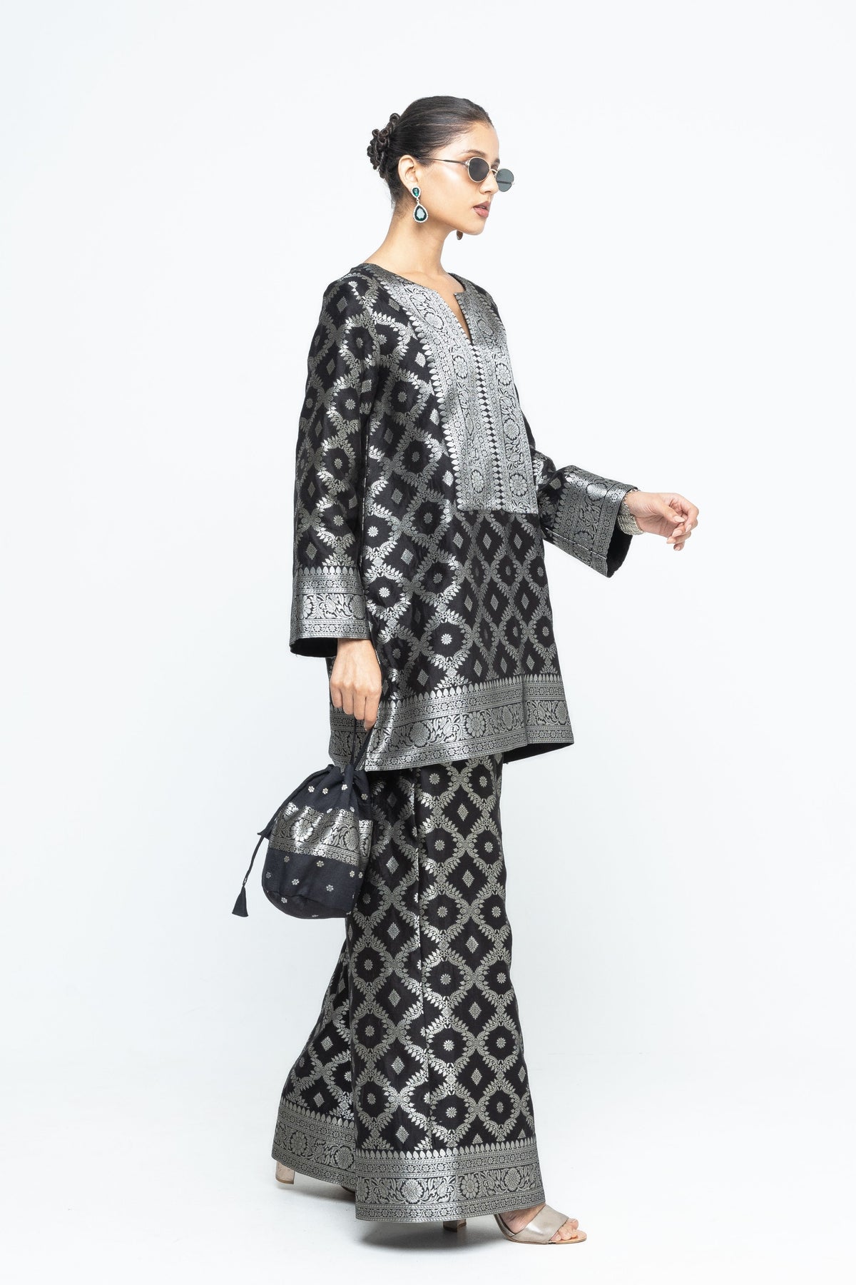 Heera  Jaal Tunic Set