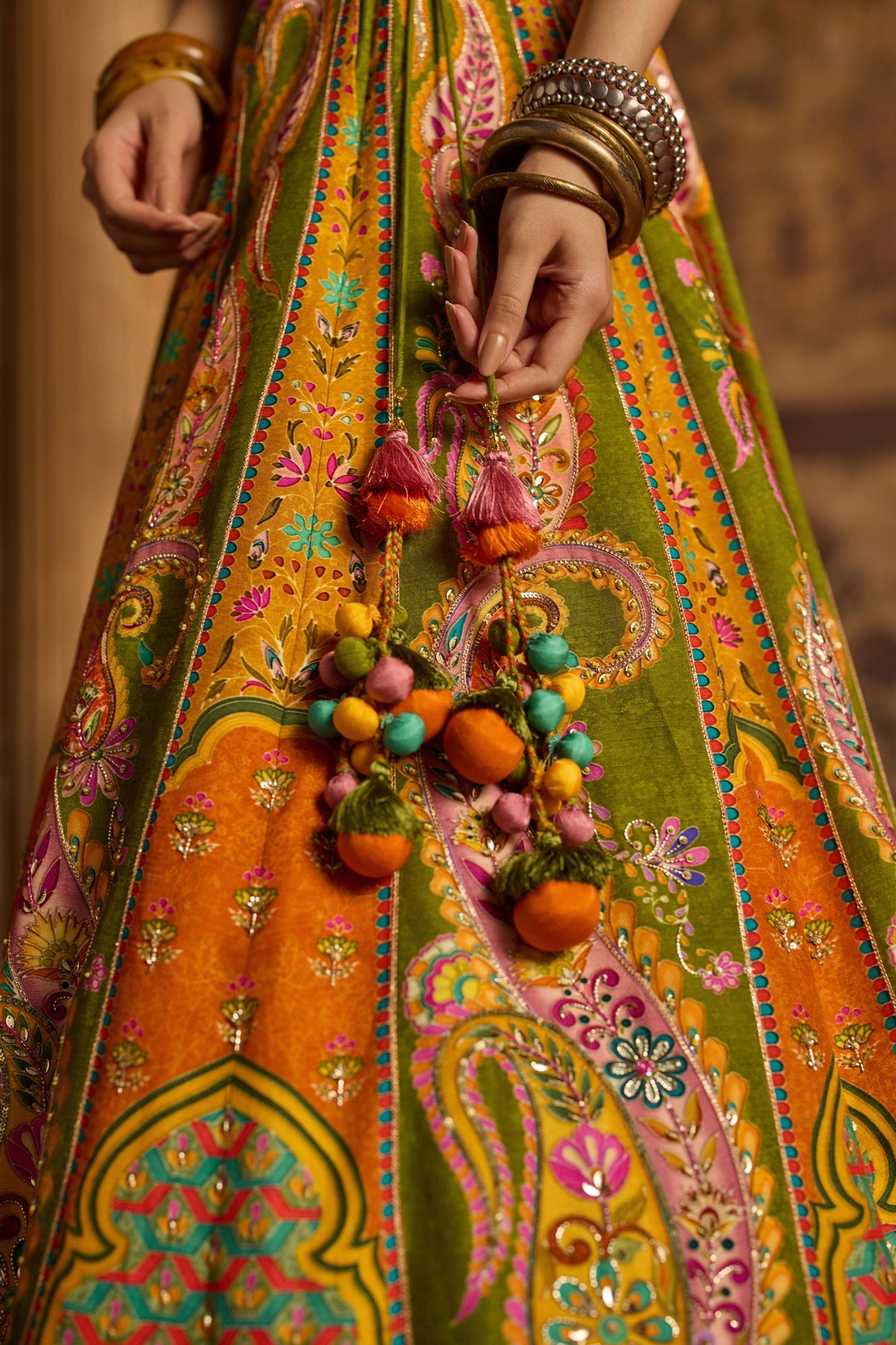 Nitara Amber Lehenga Set