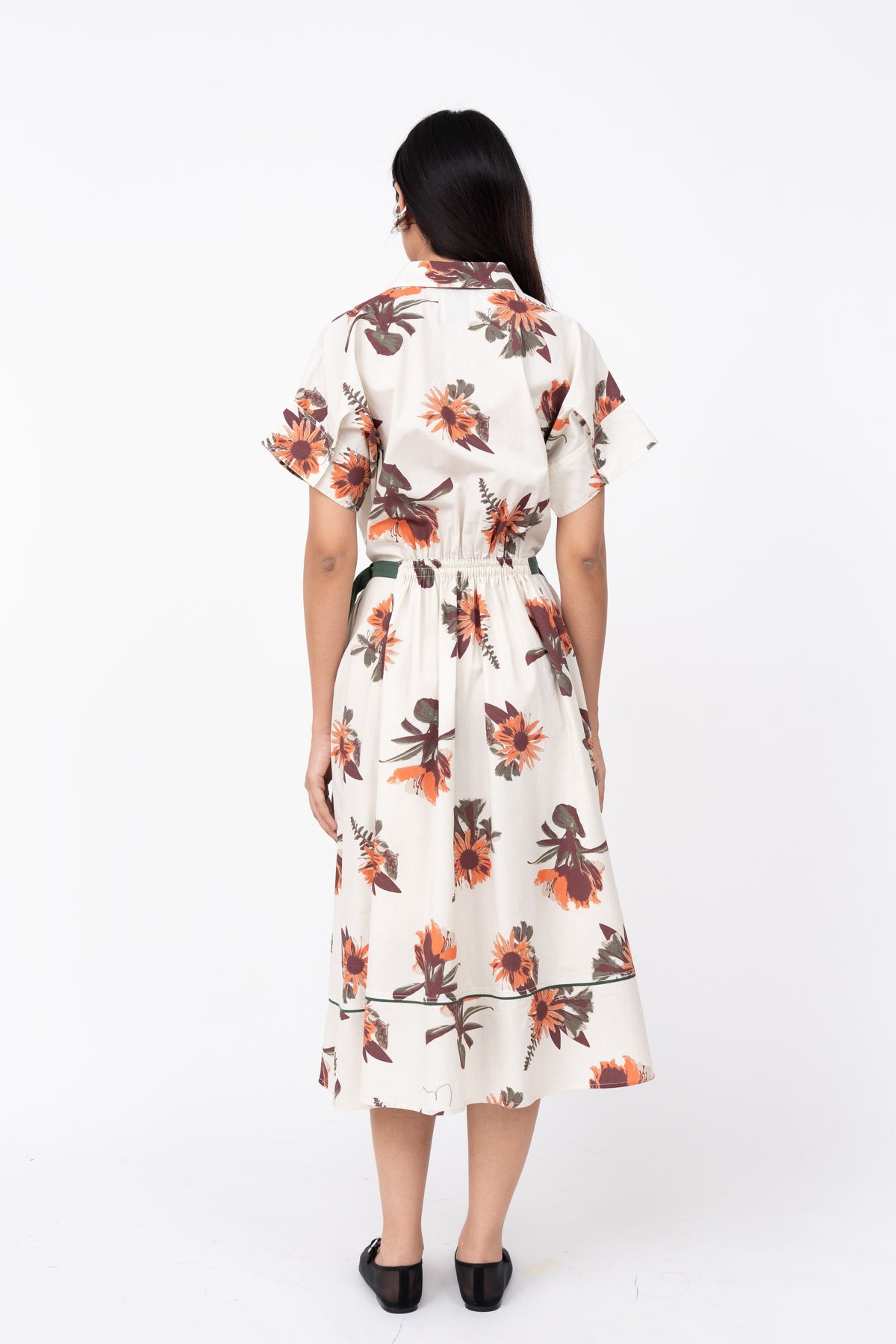 Bouquet Print Tong Dress