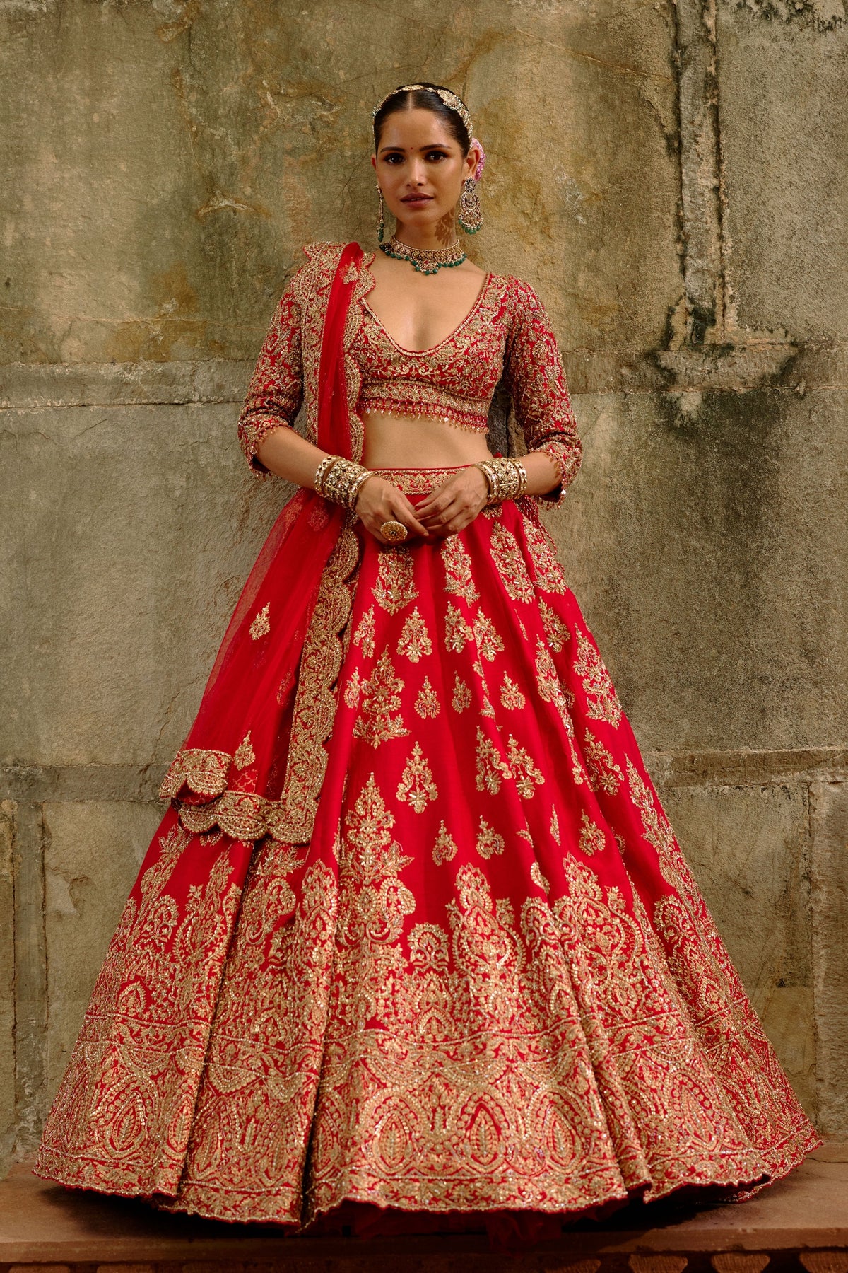Red Lehenga Set