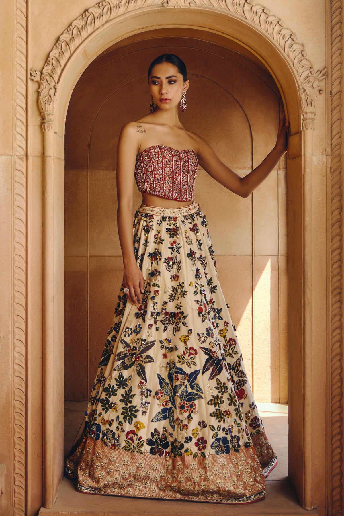 Euphoria Ivory Lehenga Set