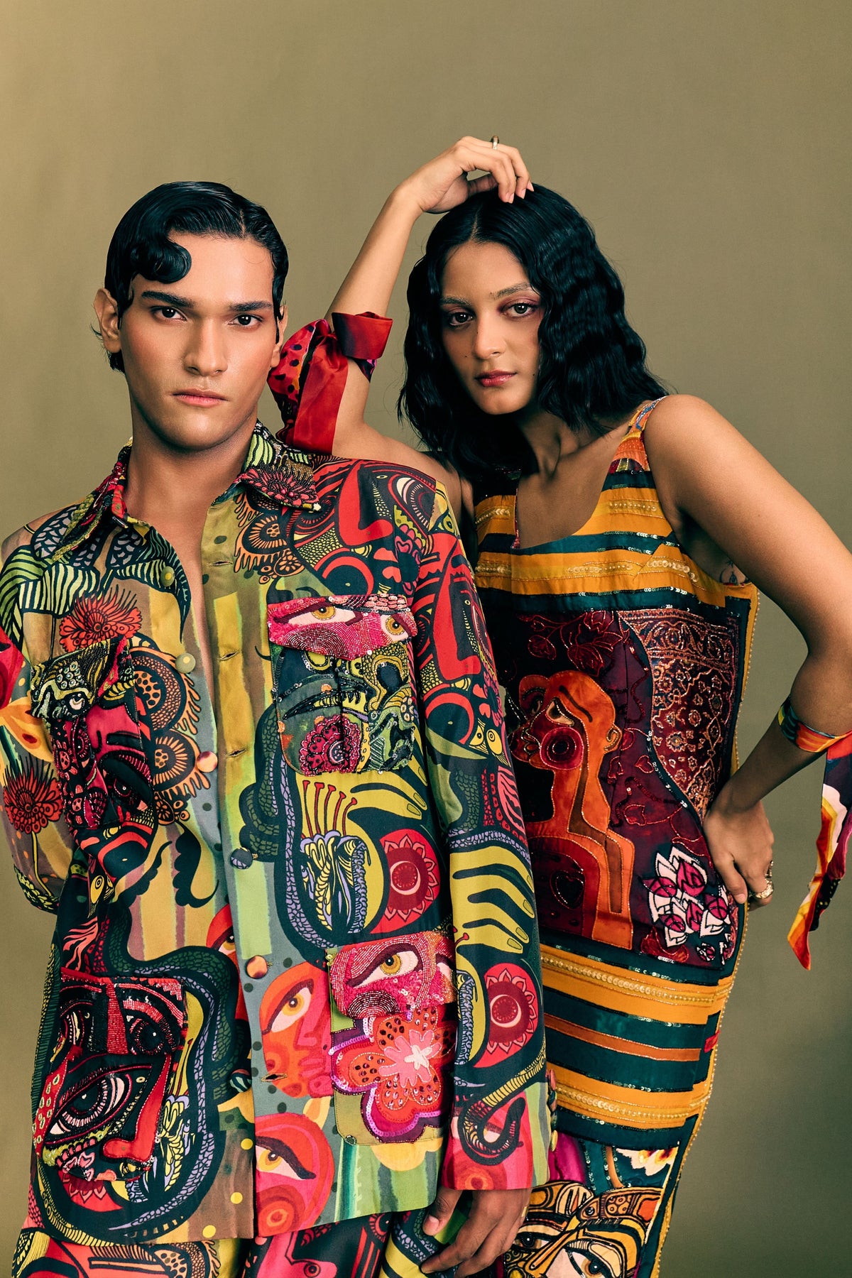 Junnon Butterfly Printed Shirt