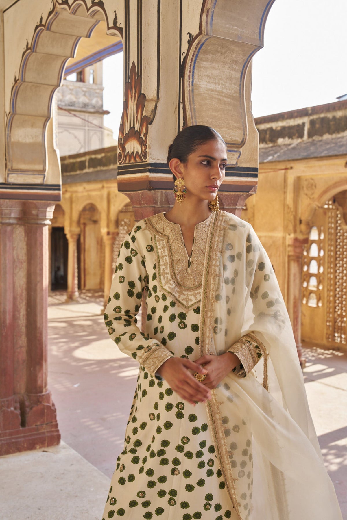 Leher Straight Kurta Set