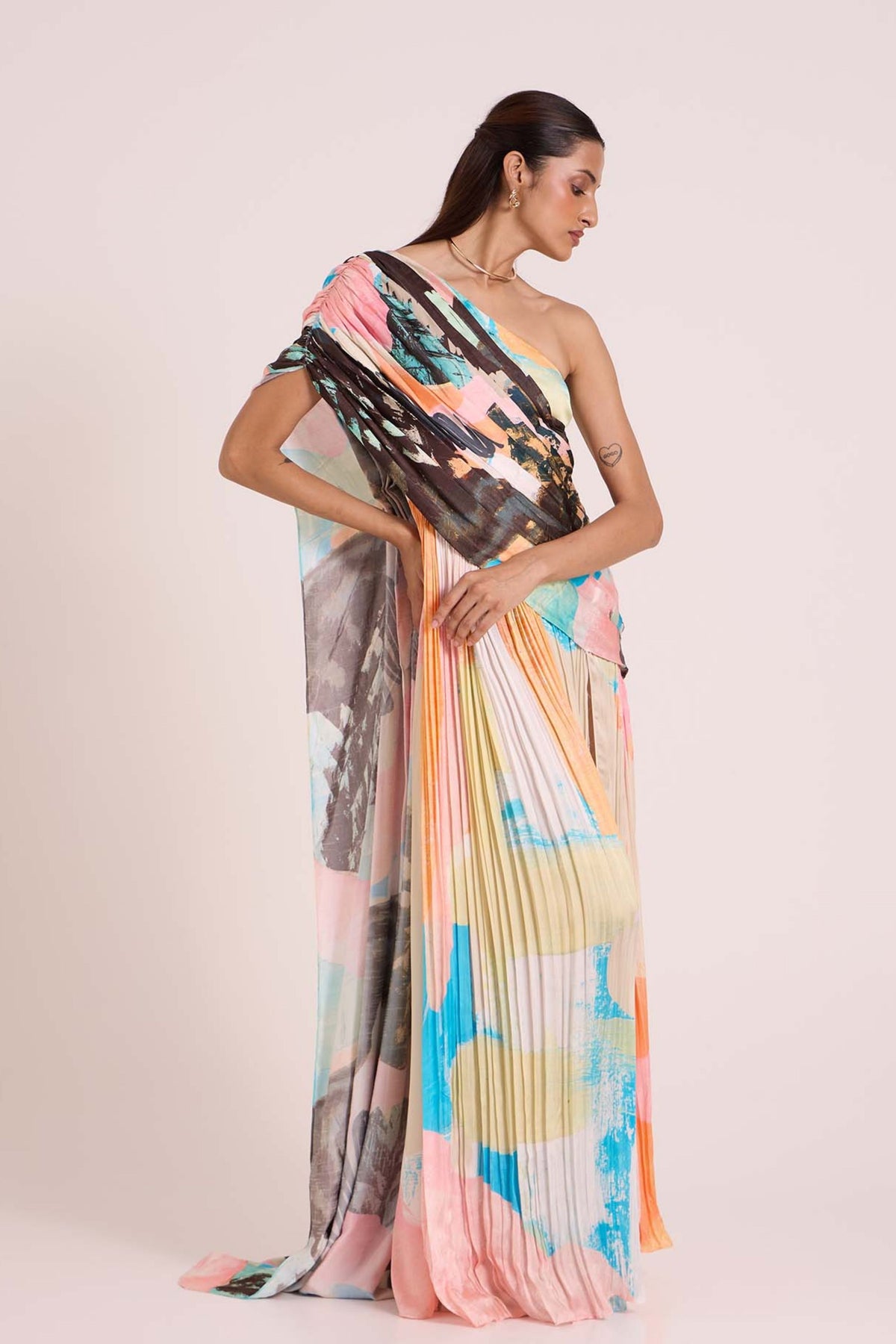 Selene Draped Maxi Dress