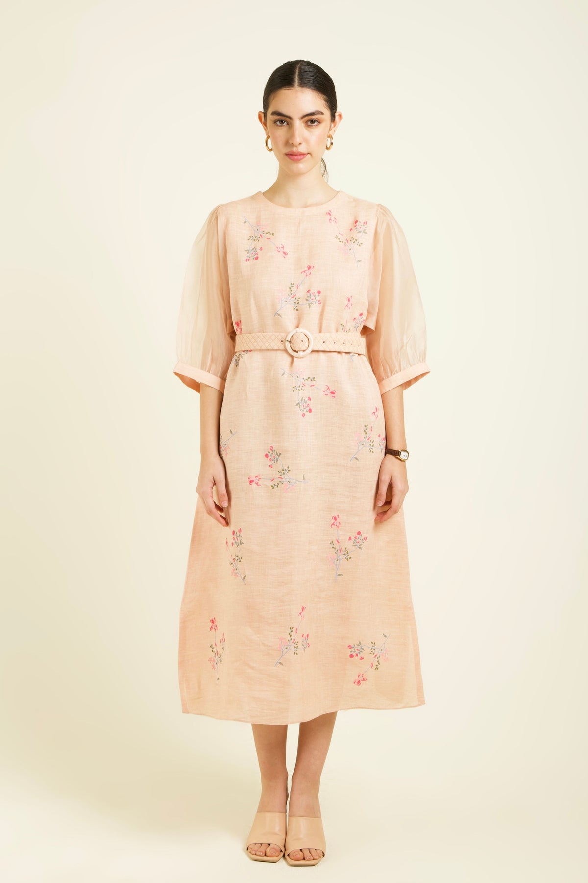 Old Rose A-line Dress