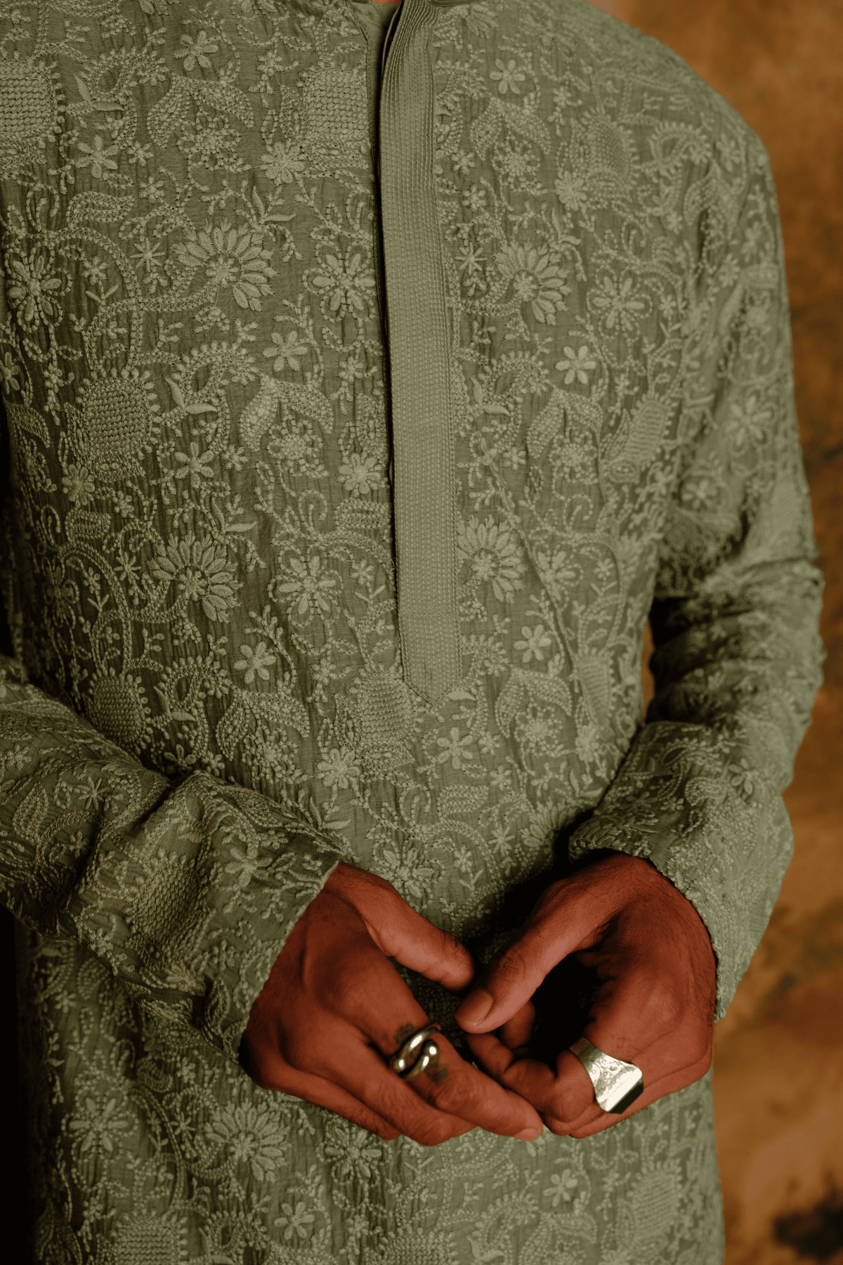 Green Kurta Set