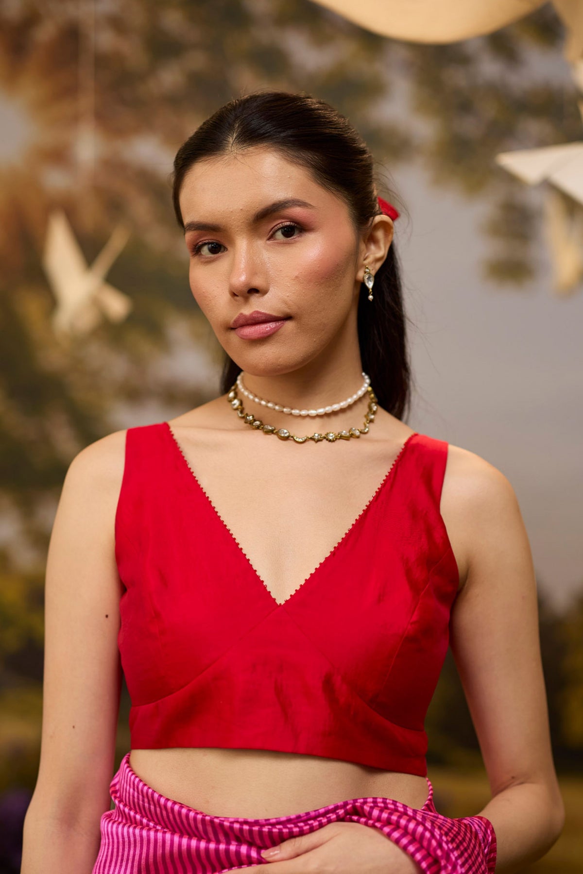 Lightbound Red Blouse