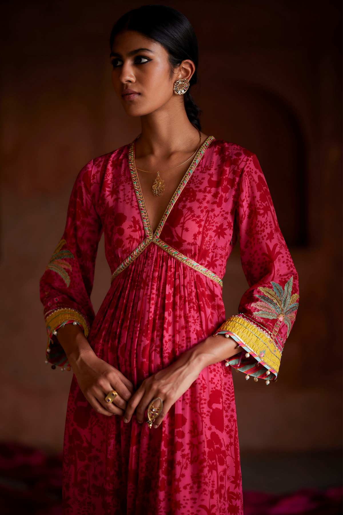 Nadira Hot Pink Kurta Set