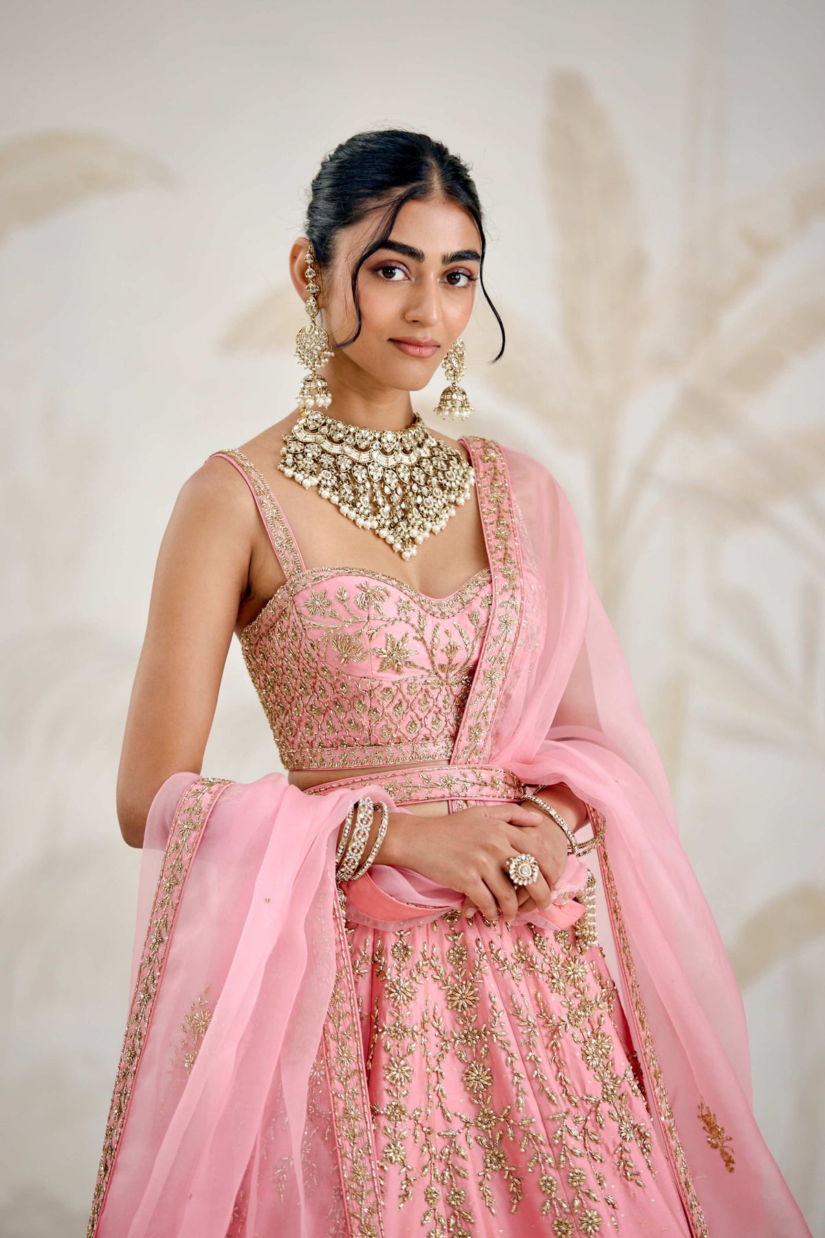 Rose Pink Lehenga Set