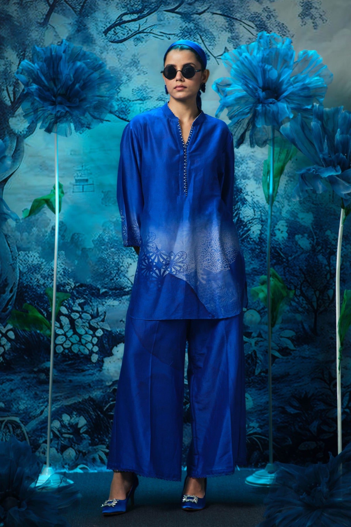 Indigo Iris Co-ord Set