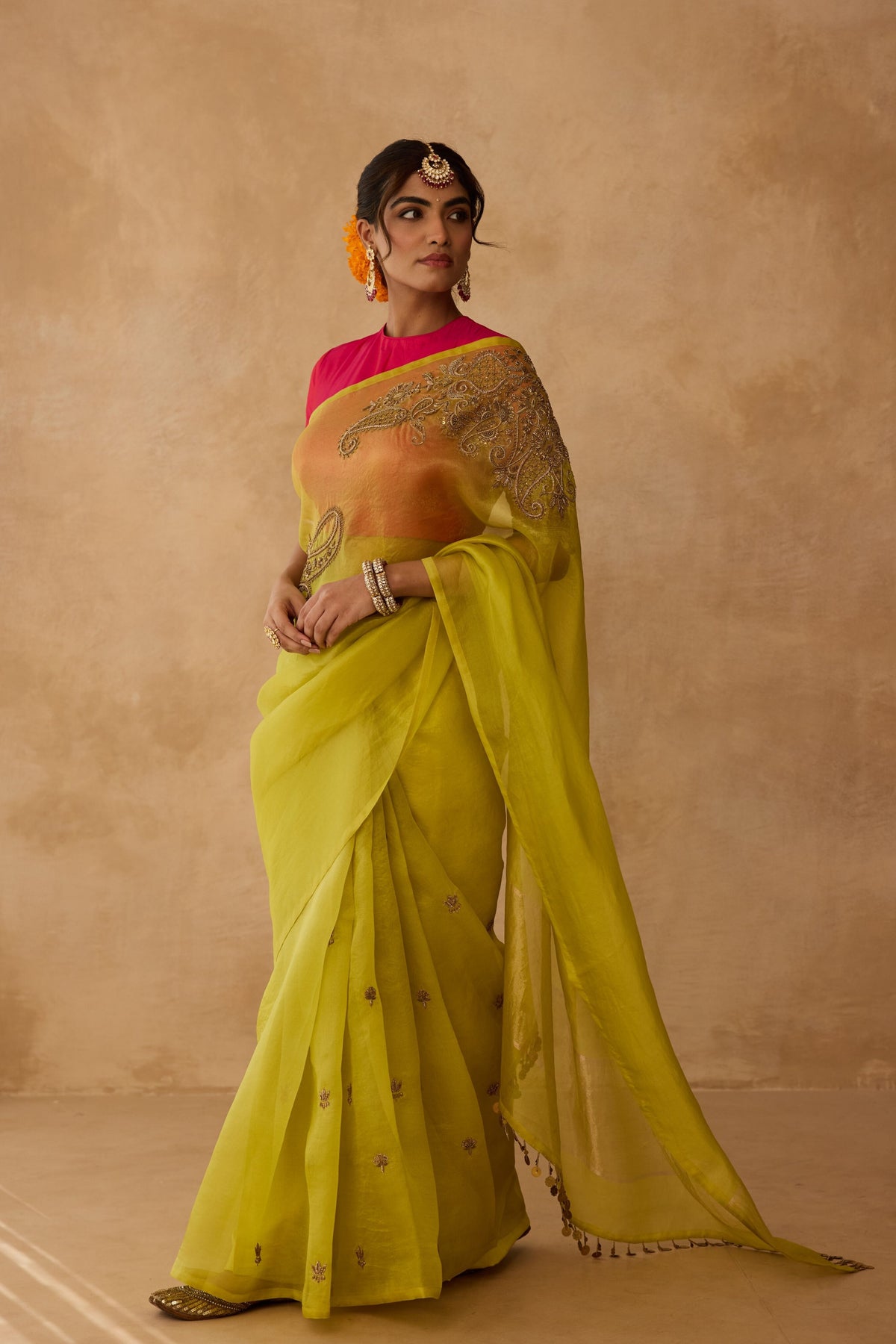 Jugni Sheer Saree
