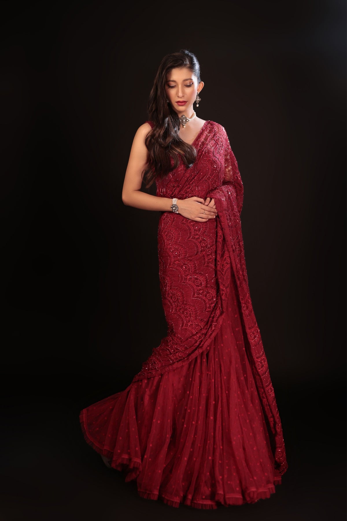 Rosave Saree Set