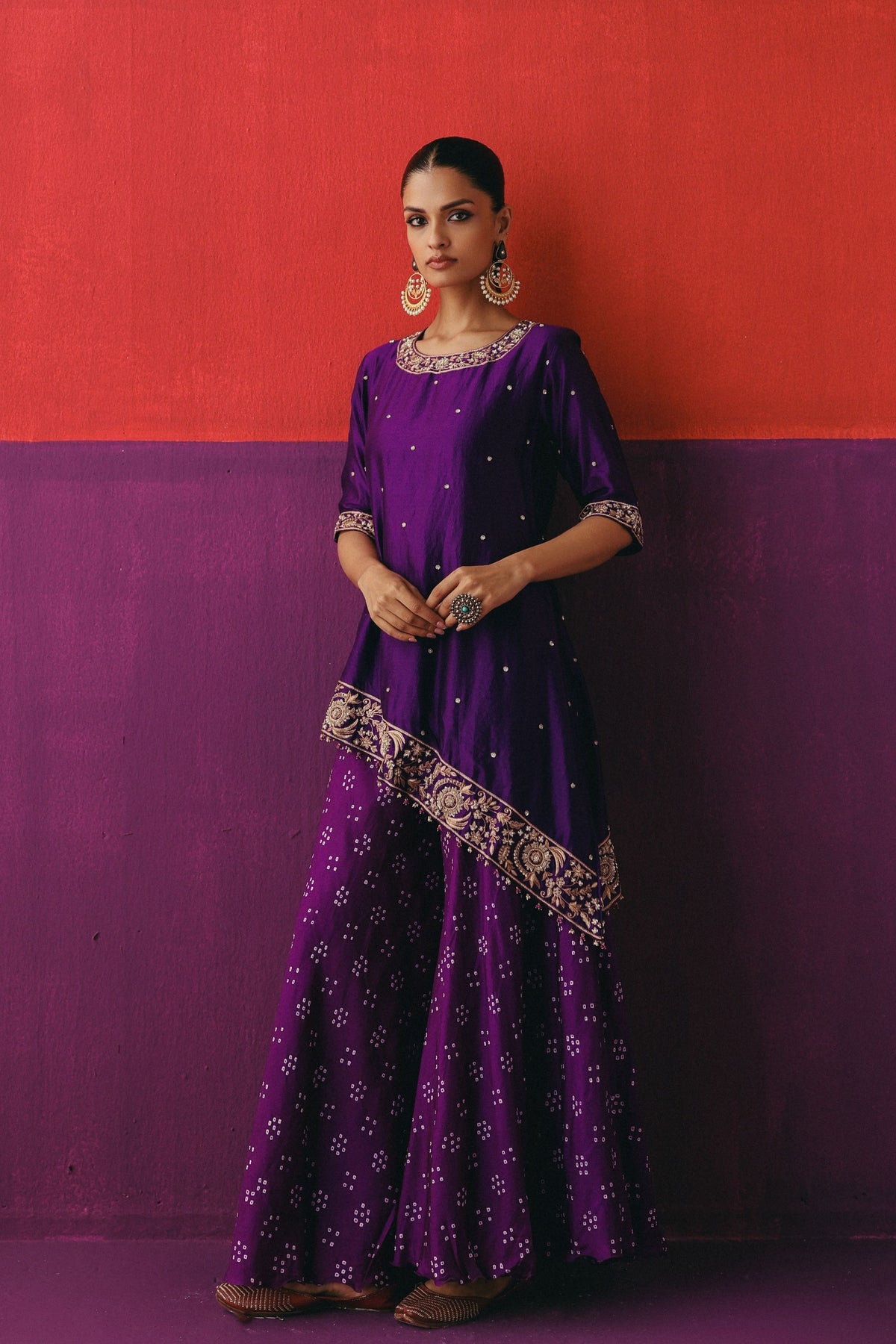 Bandhani Sharara Set
