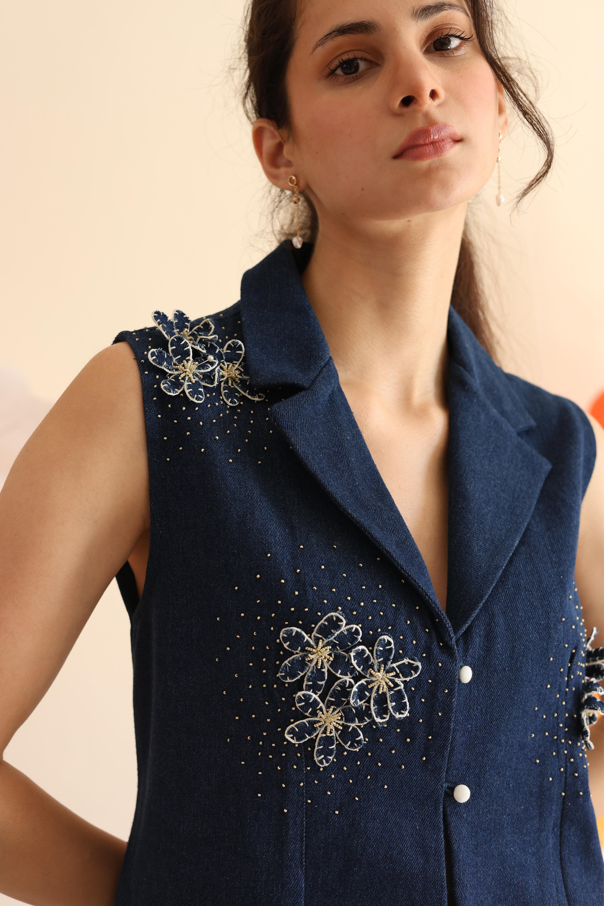 Midnight Blue Floral Jacket