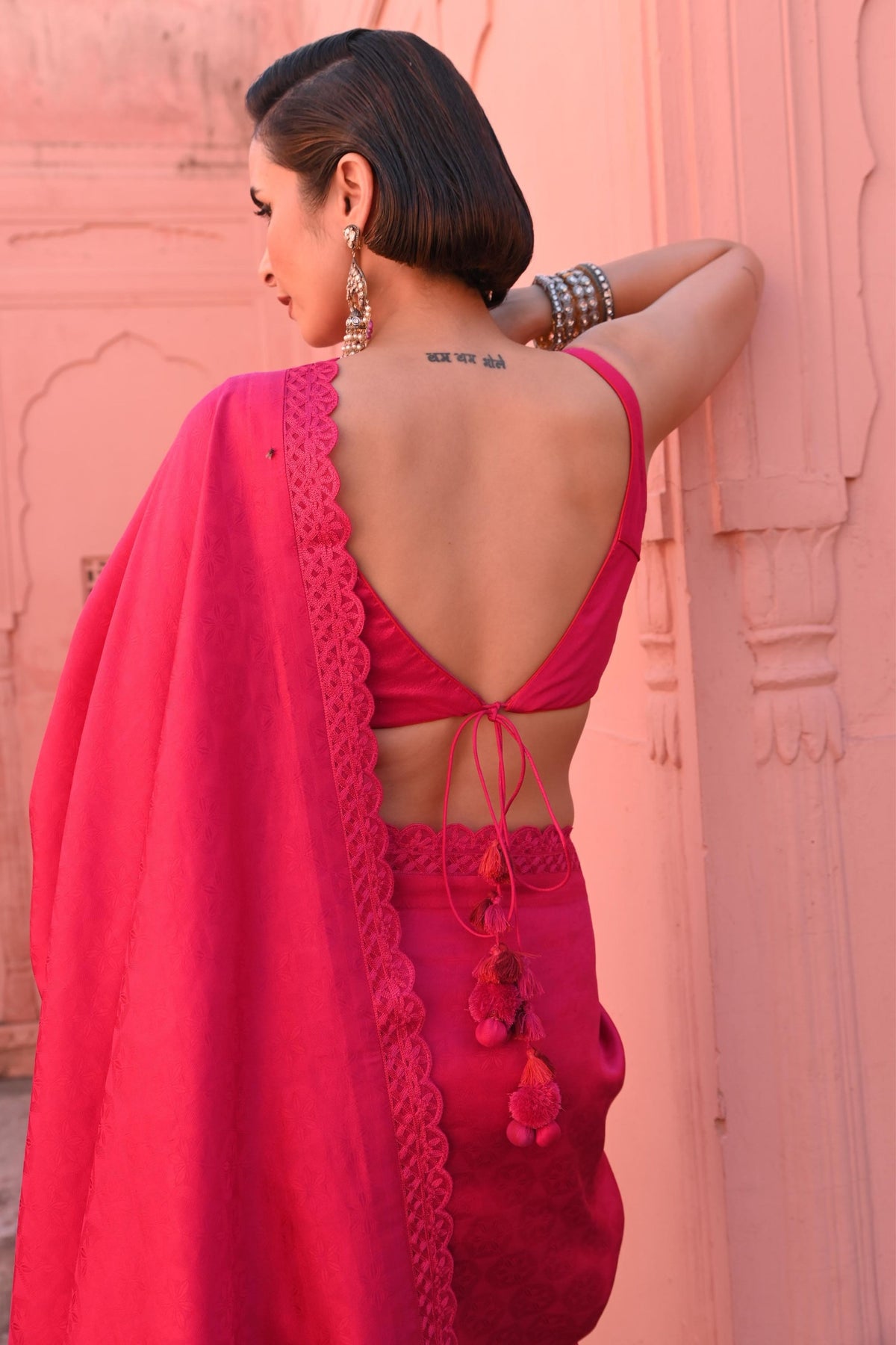Banarasi Rangreli Handloom Sari