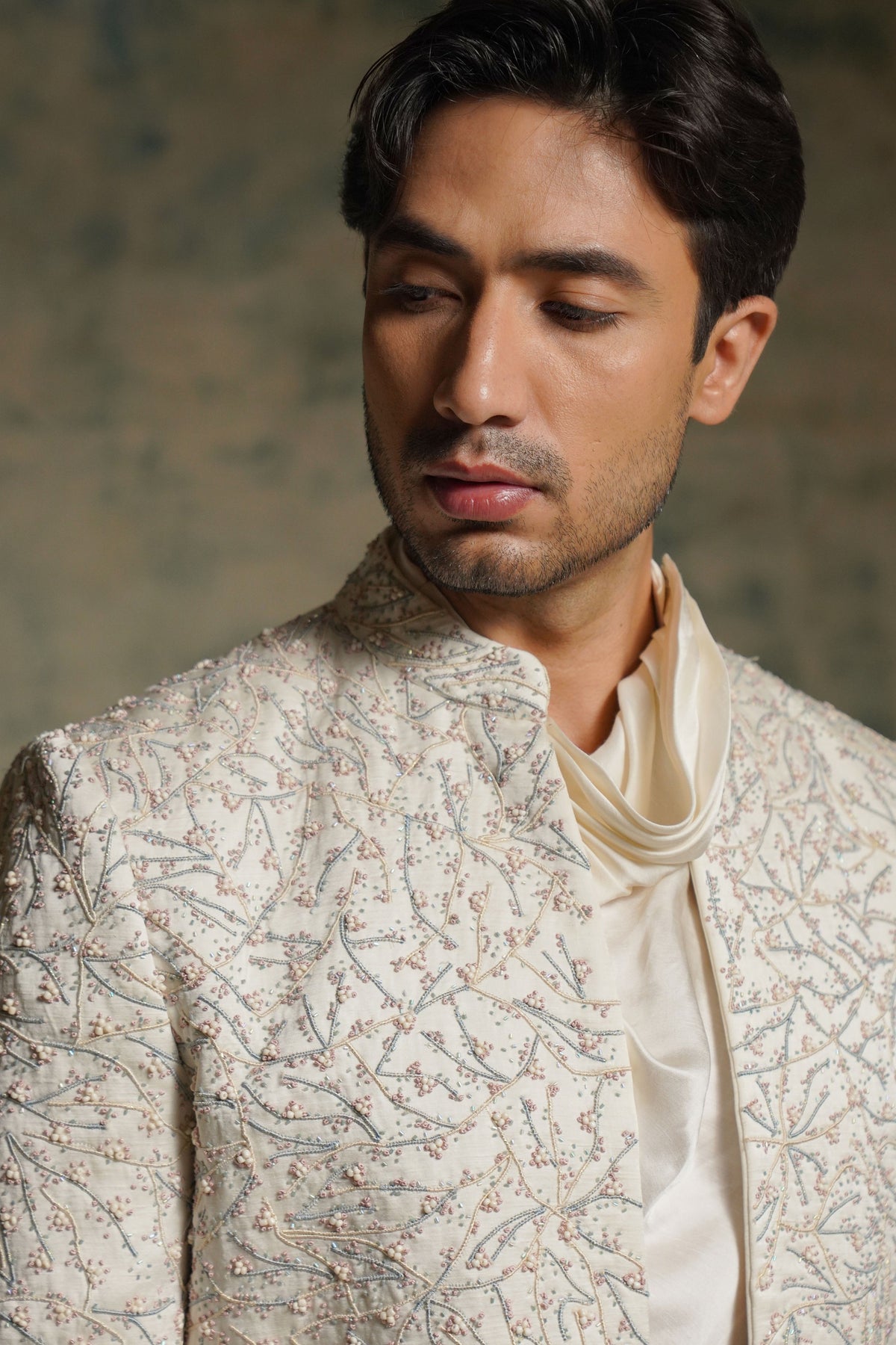 Honeyed Ivory Jacket Set