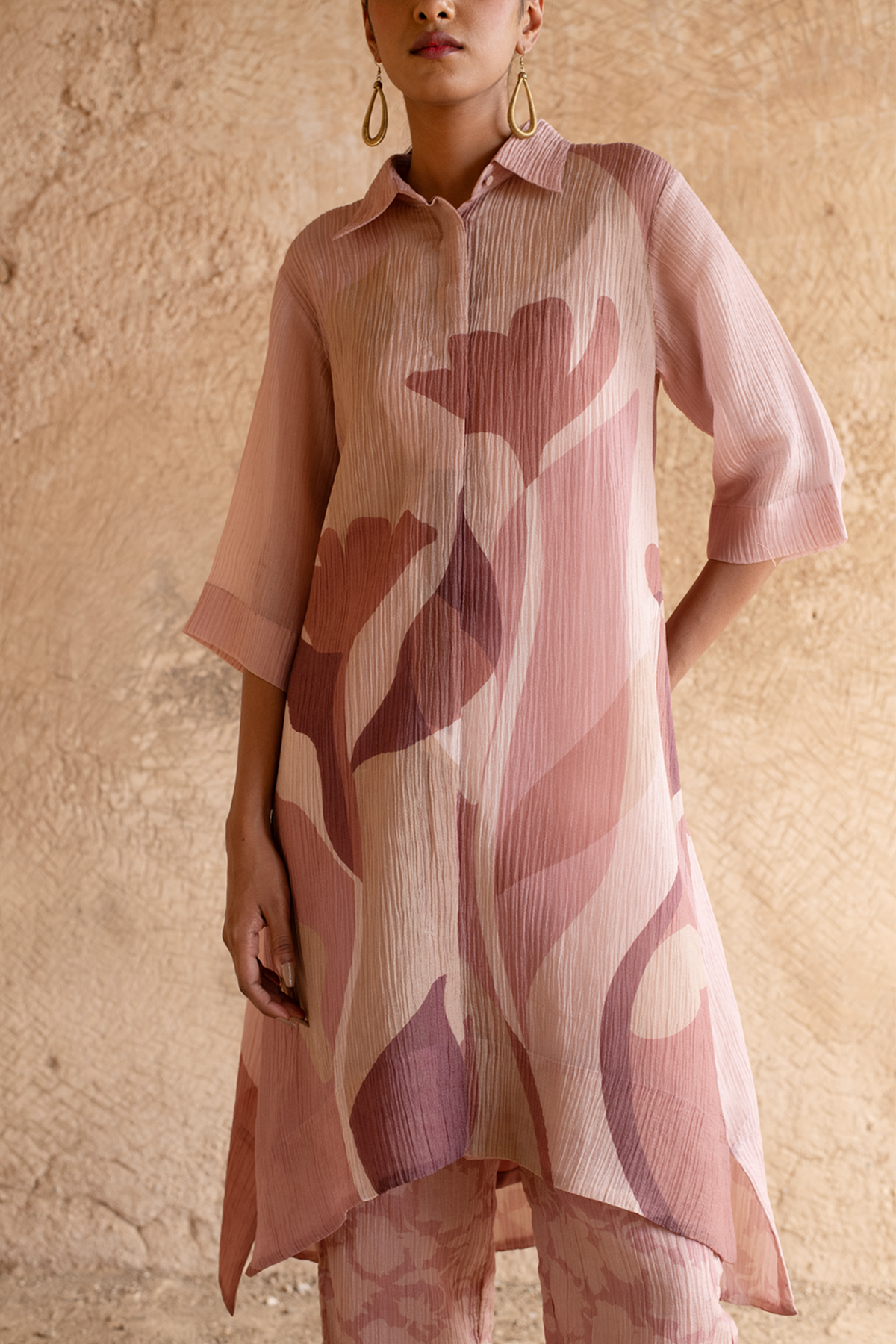 Mauve Kurta Set