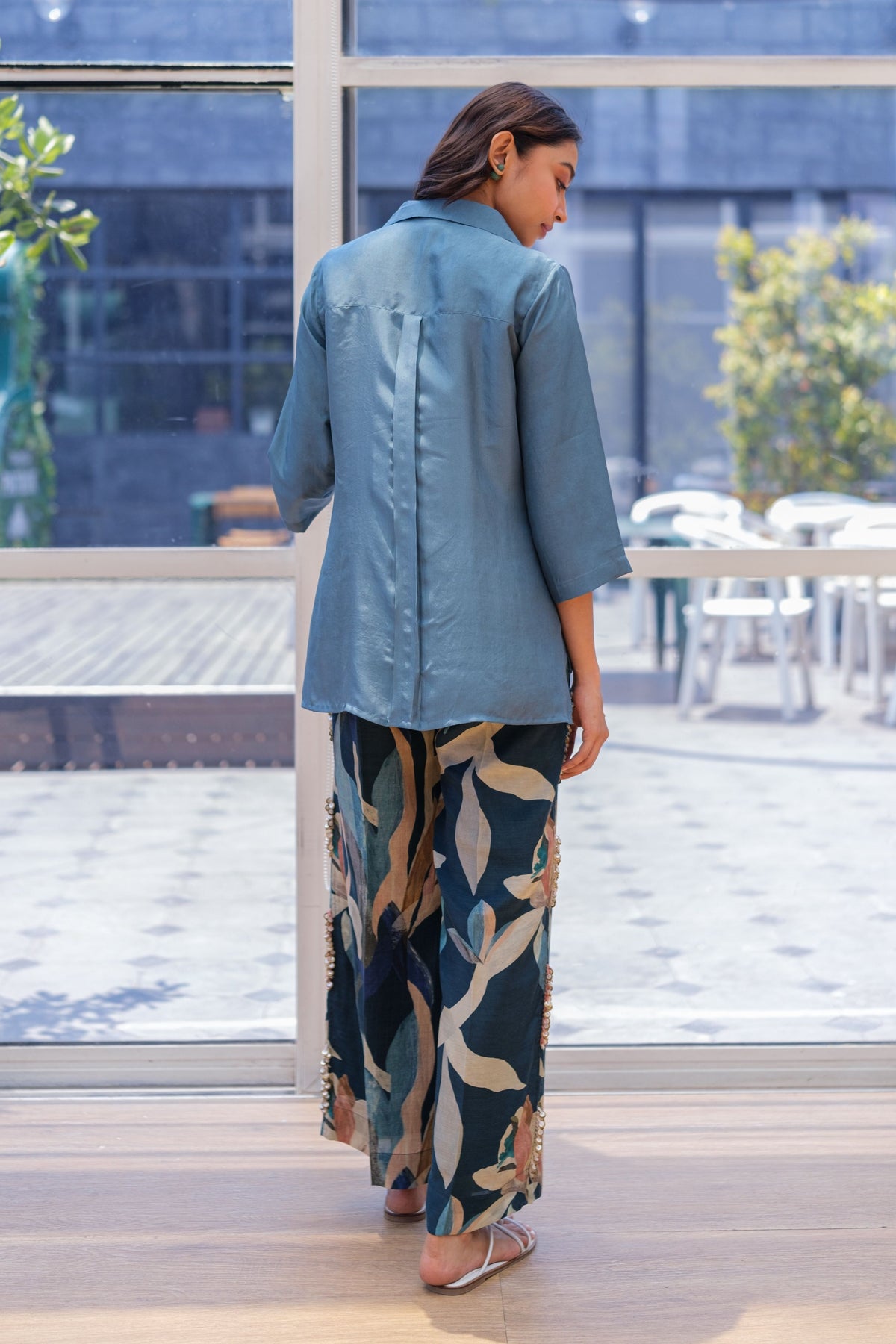 Cobalt Tie Top