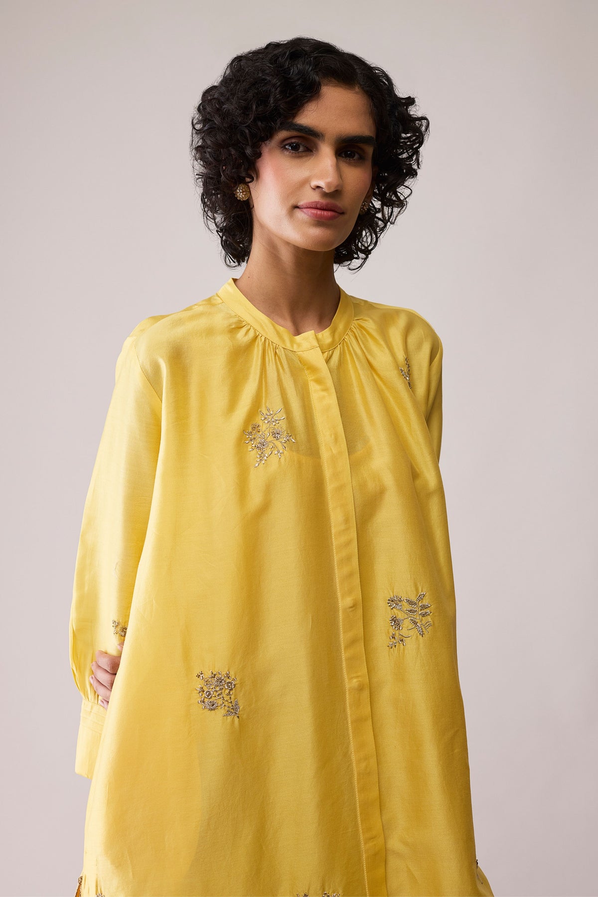 Ina Yellow Tunic Set