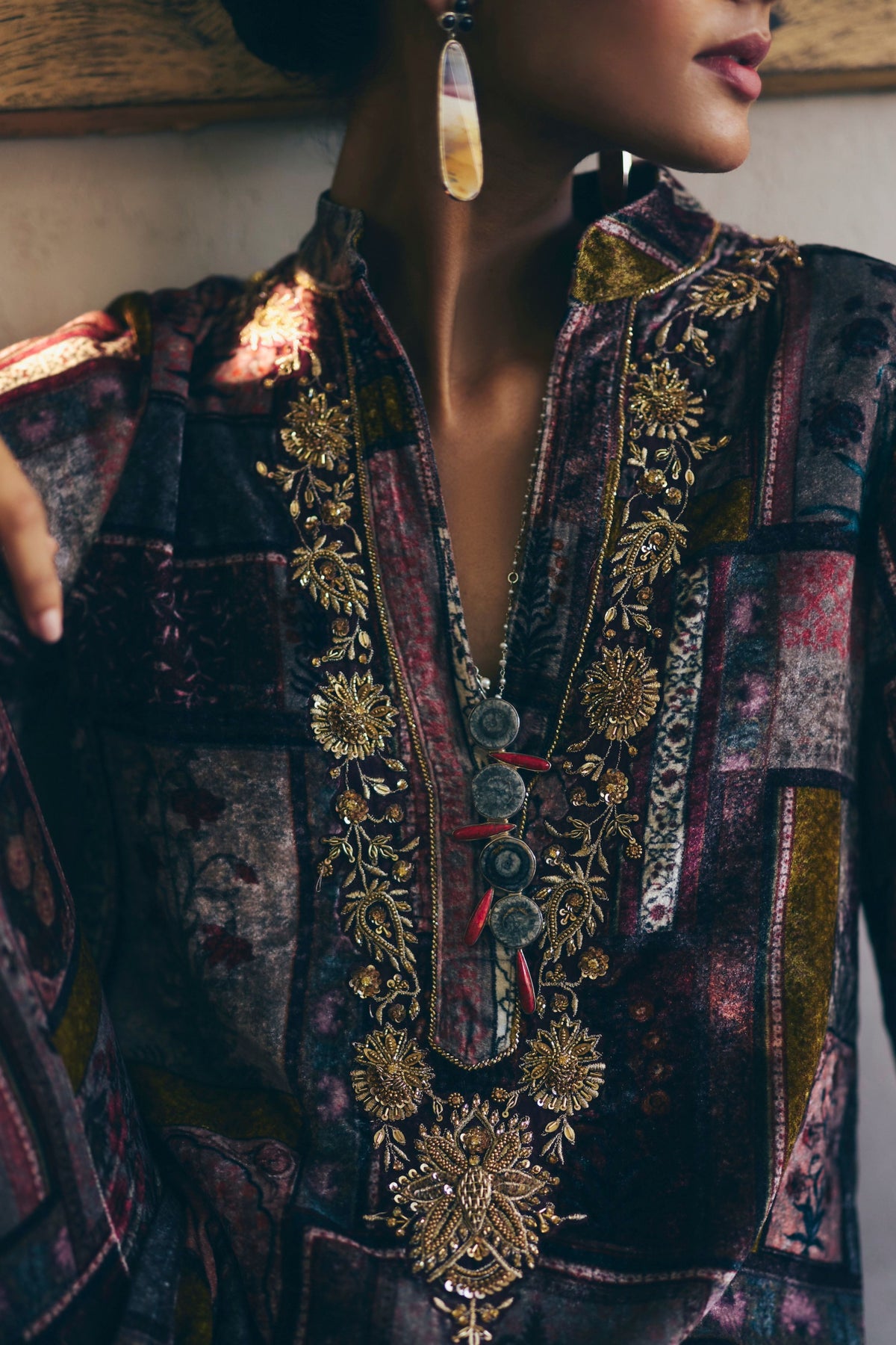 Anaya Velvet Set Multi