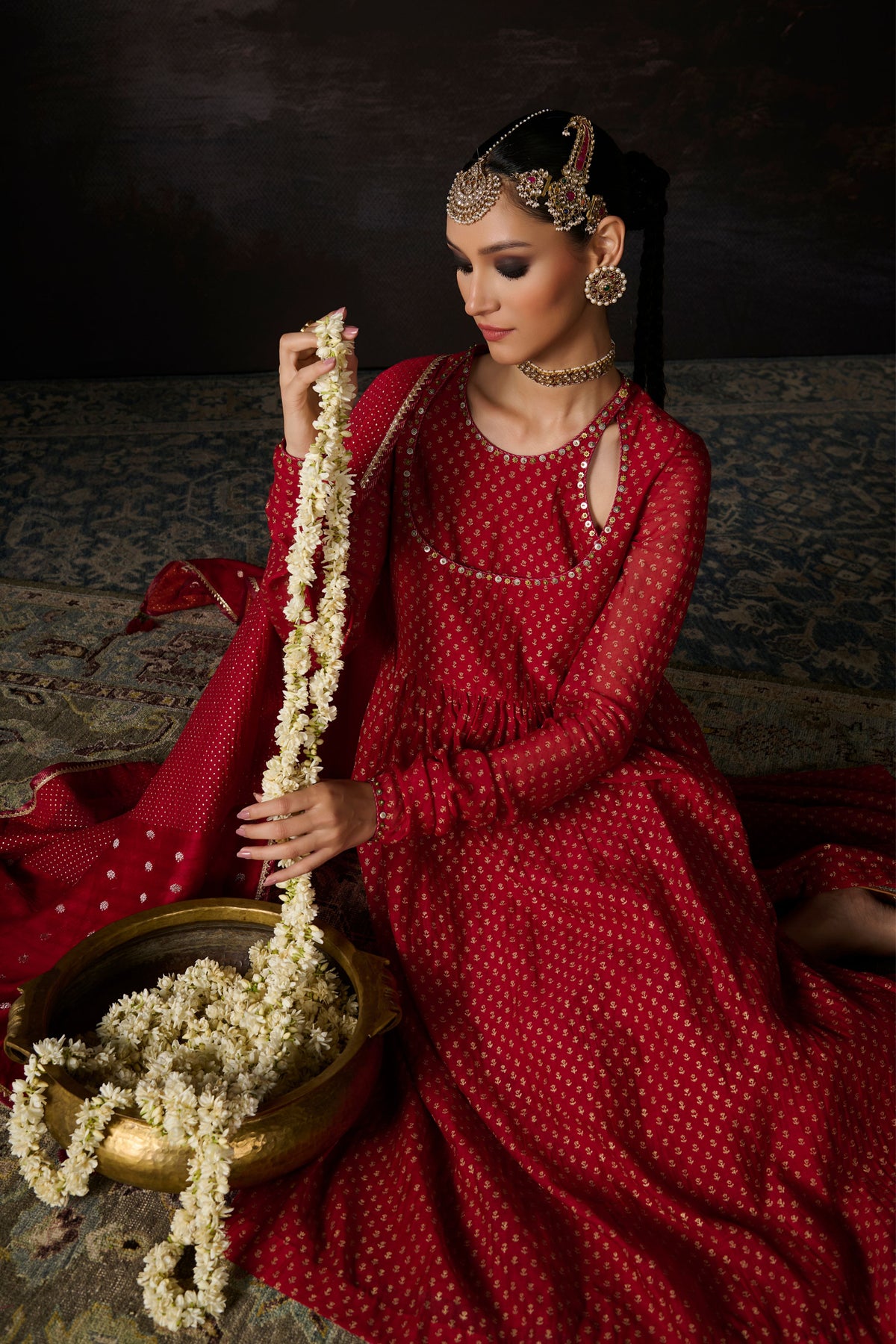 Hind Anarkali Set