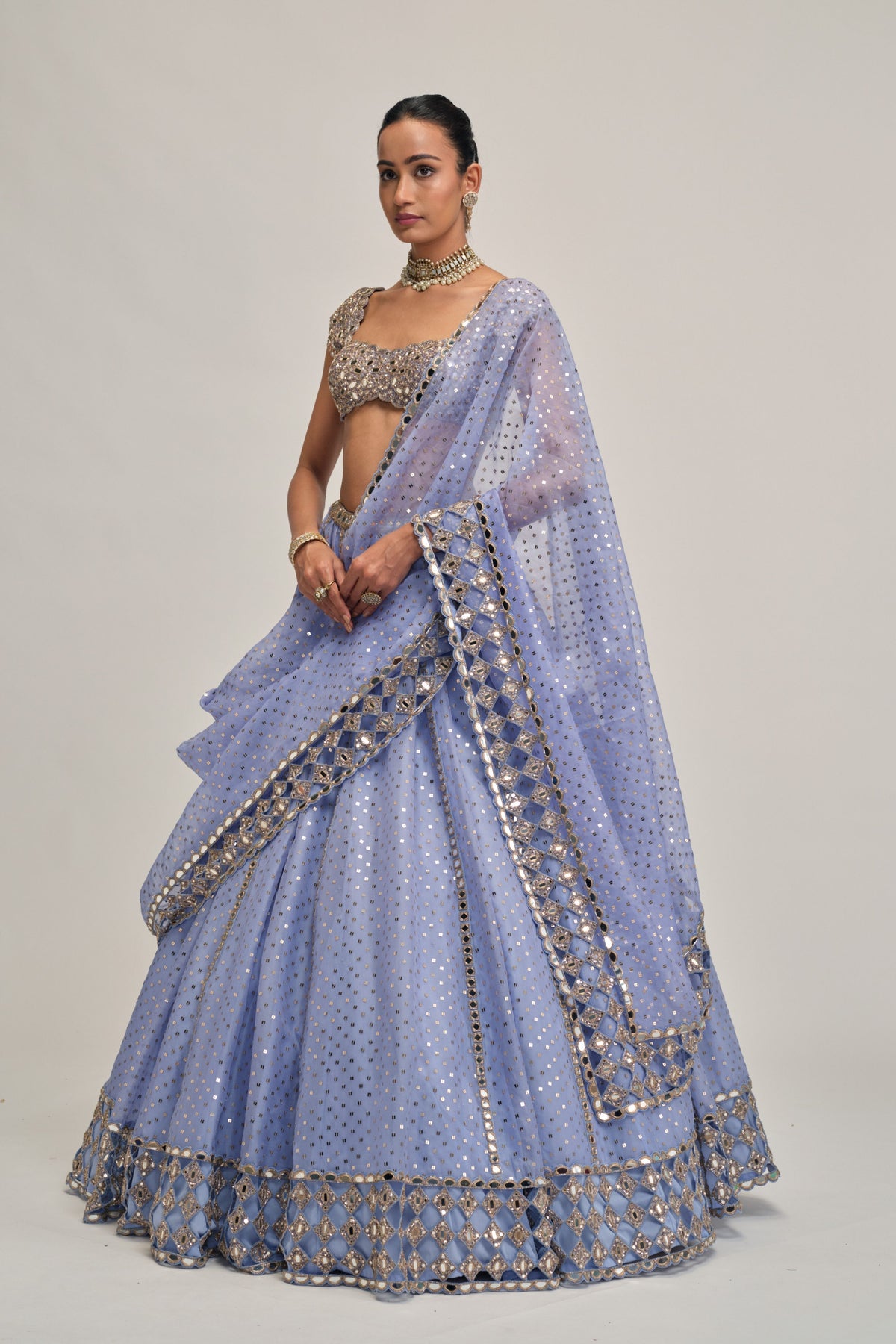 Dew Embroidered Lehenga Set