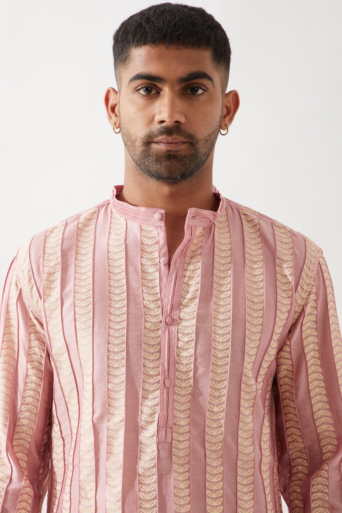 Tiscon Catkin Pink Kurta Set