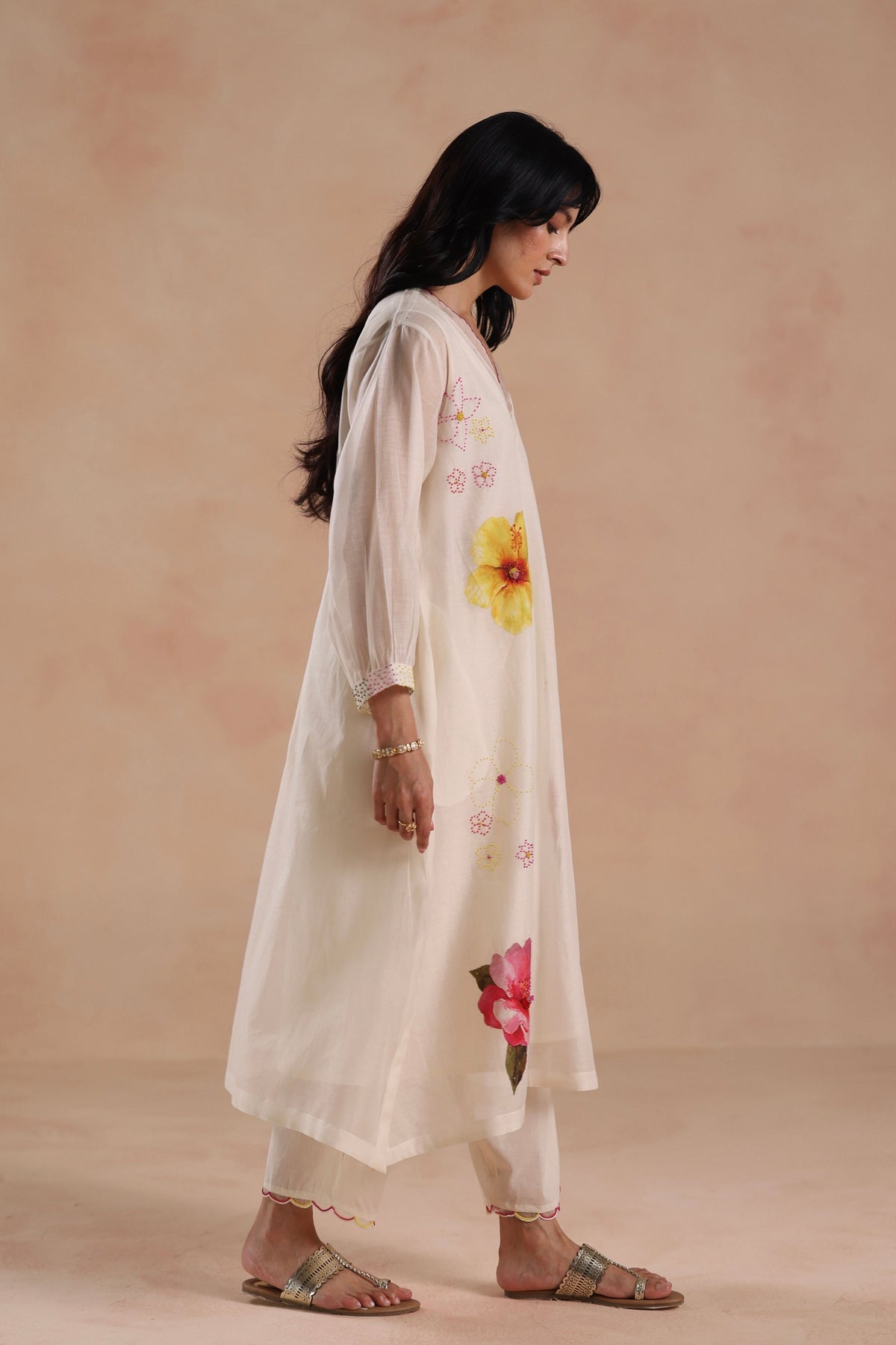 Kamal Ivory Kurta Set
