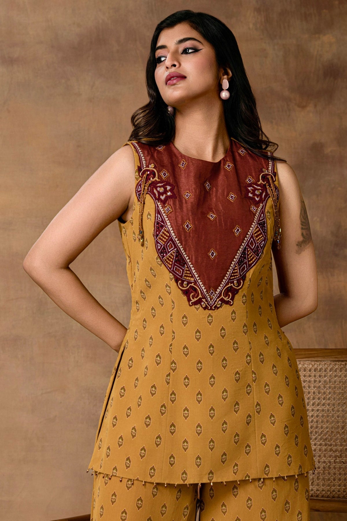 Mustard Gold Co-ord Set