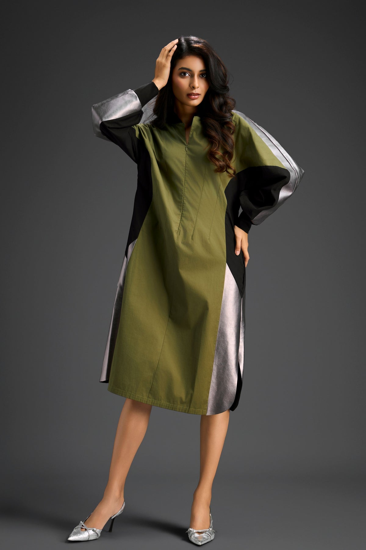 Olive Midi Dress