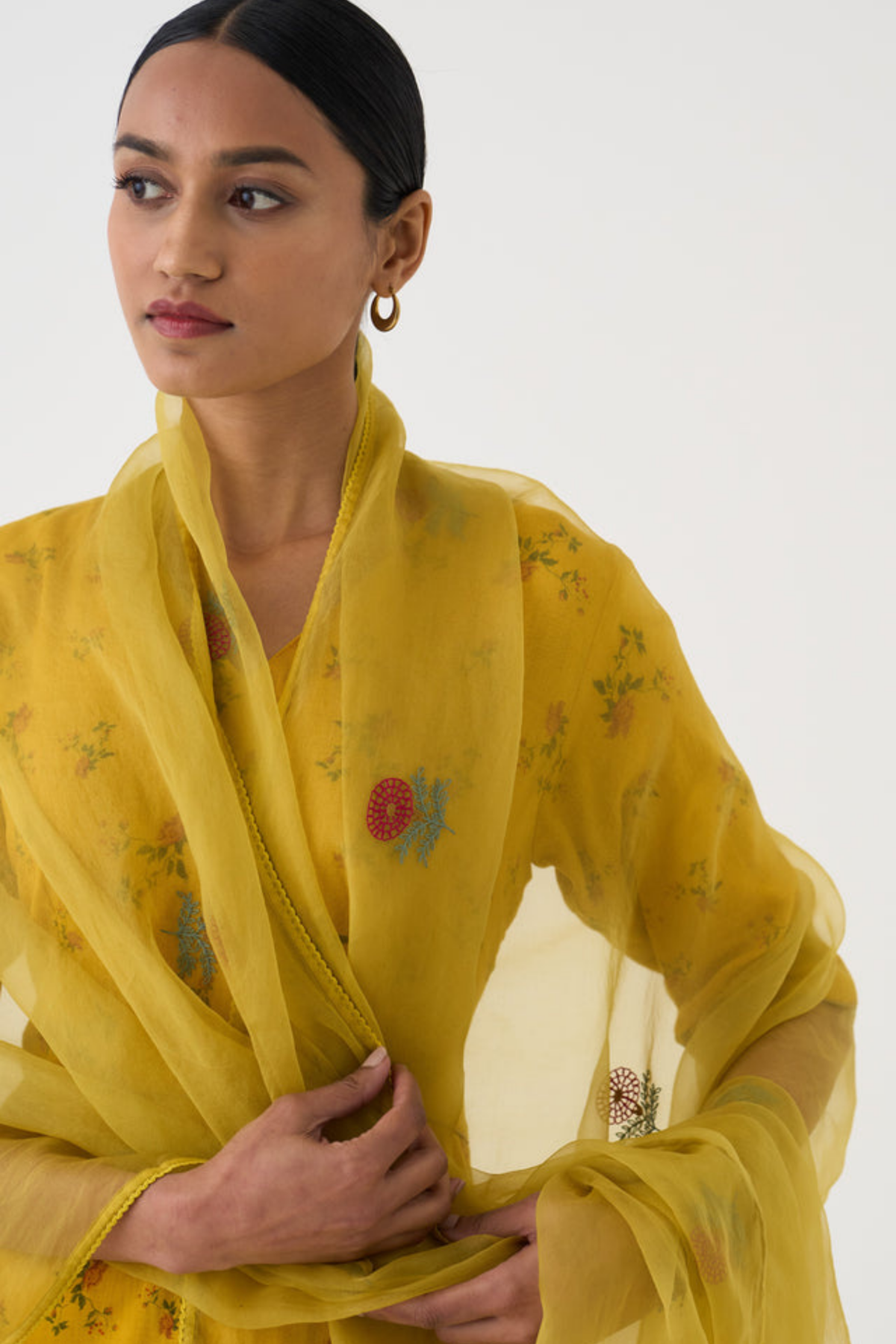 Chintz Yellow Sharara Set