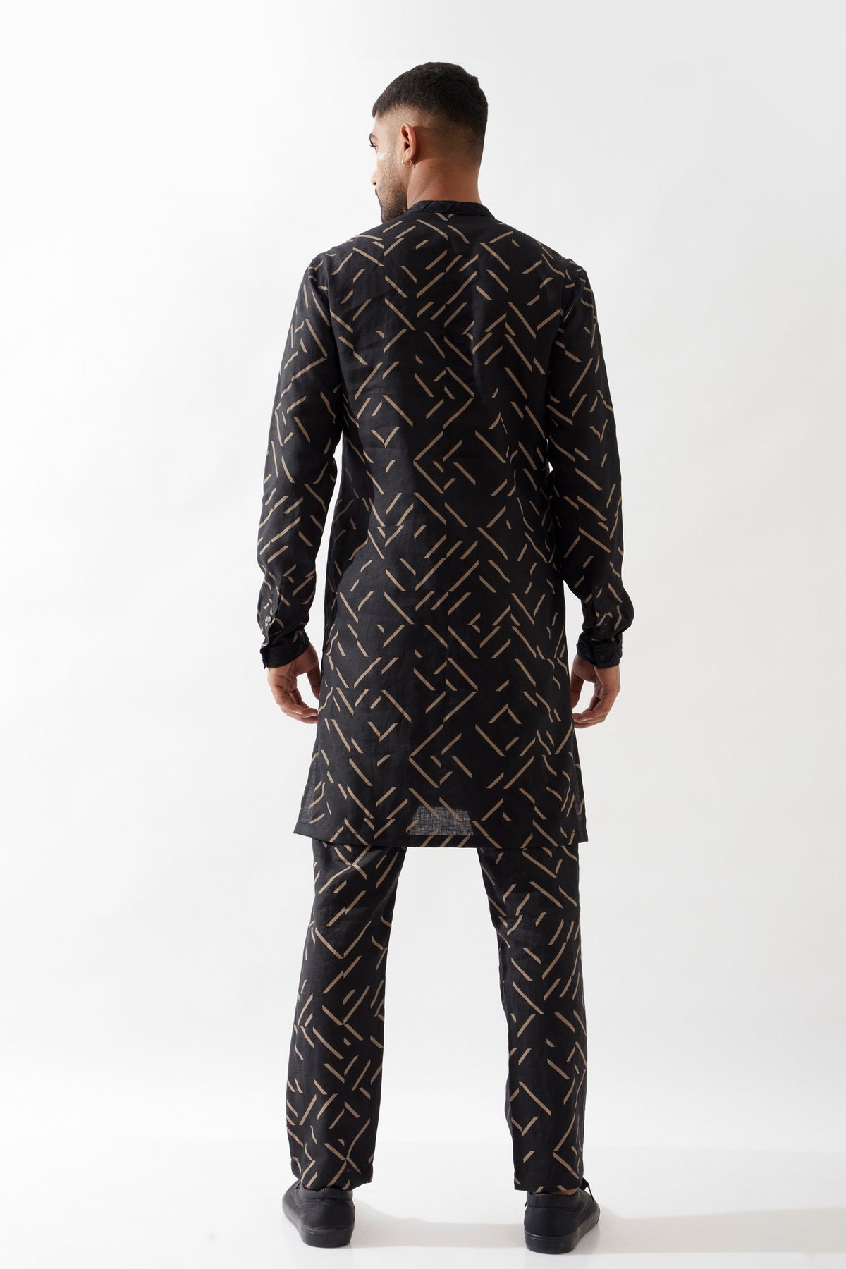 Aiden Pathway Black Kurta Set
