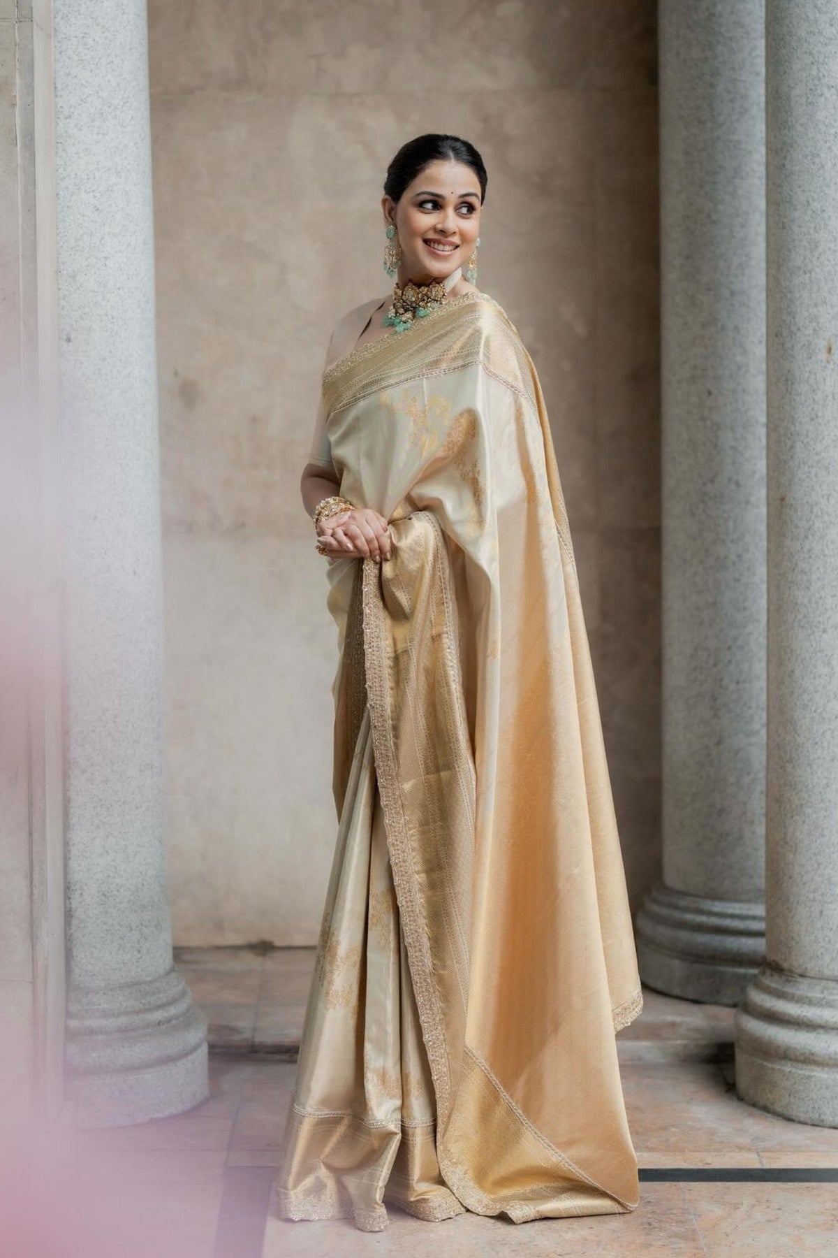 Genelia Deshmukh in Mrunalini Rao
